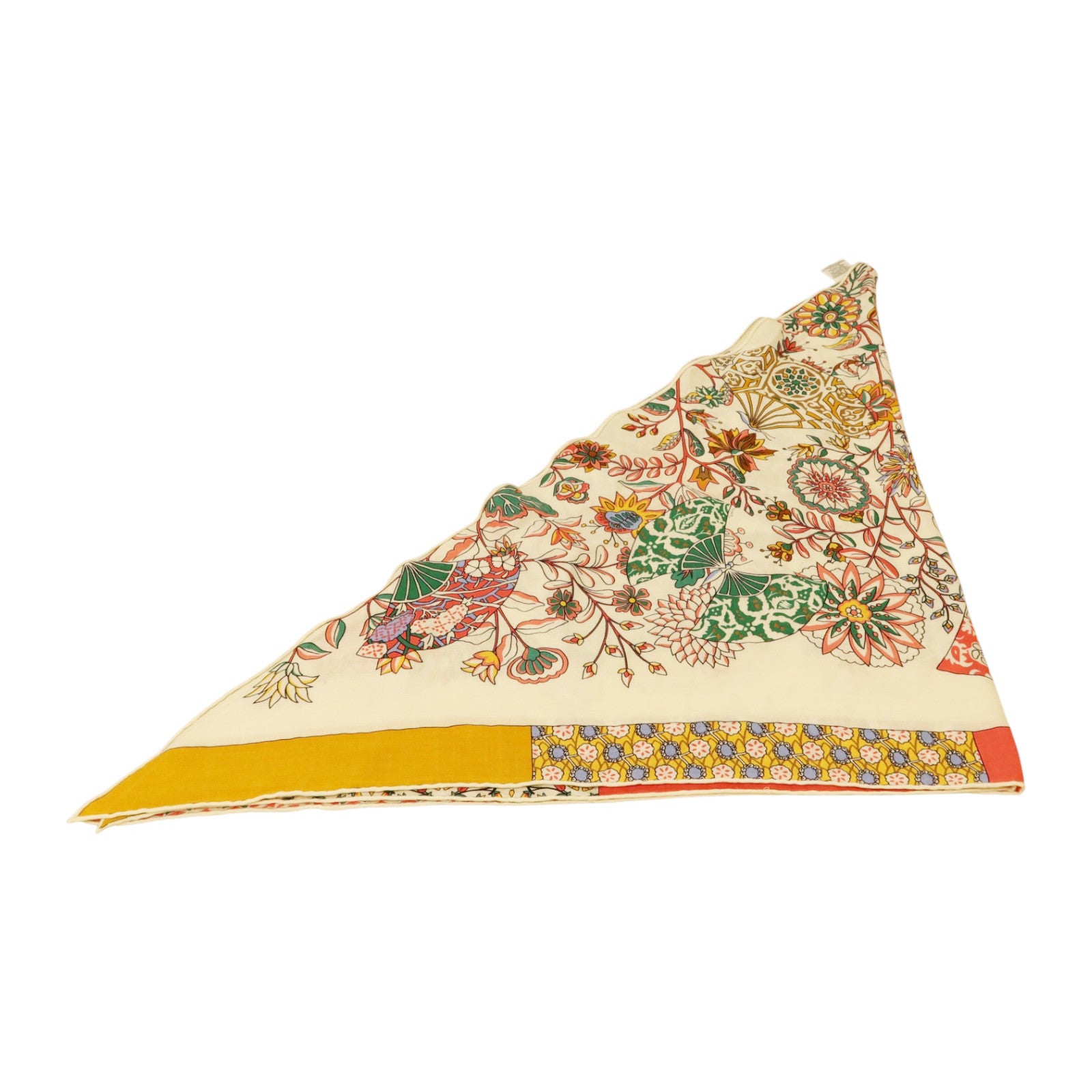 HERMES 羊毛/絲質Giant Triangle Scarf 208x99絲巾