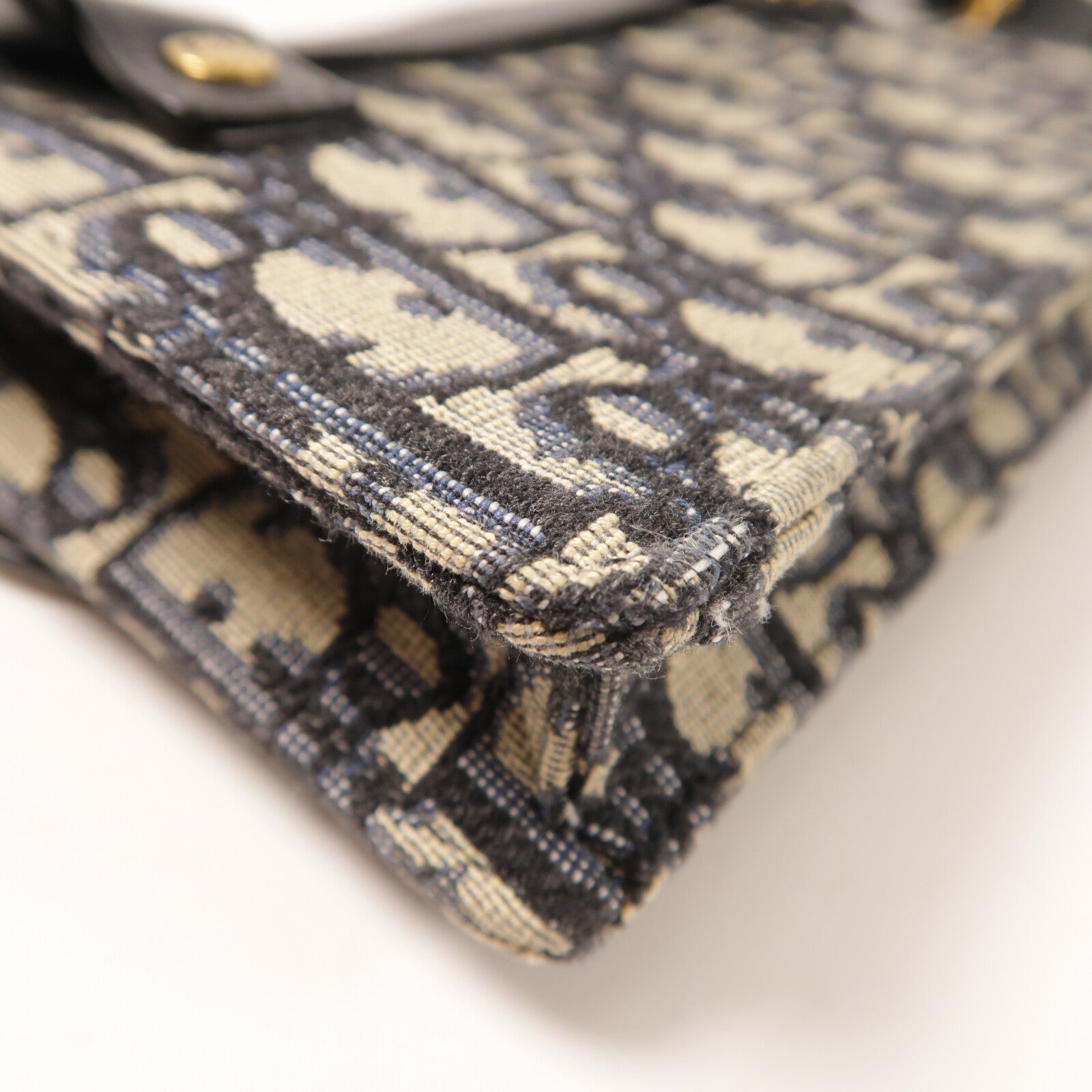 Dior 帆布Saddle Belt Bag金扣腰包