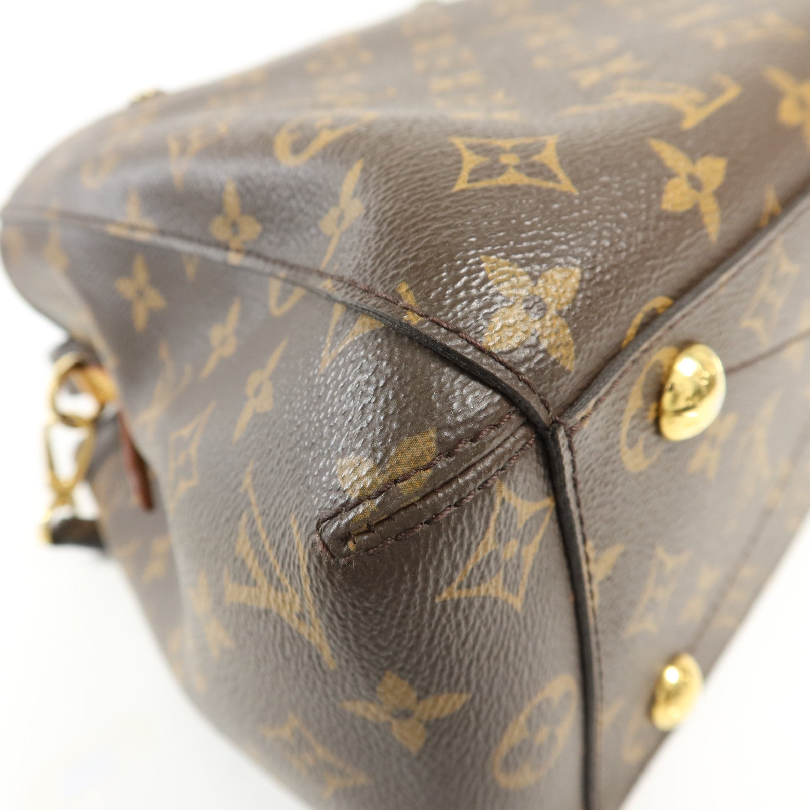 LOUIS VUITTON Monogram Montaigne MM金扣手挽肩背兩用袋