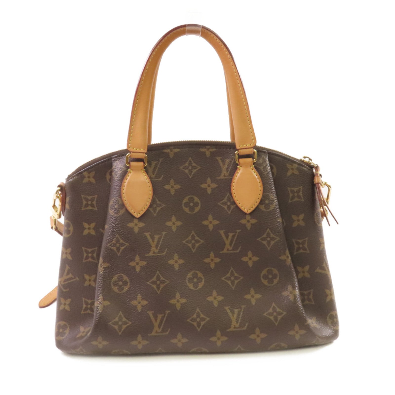 LOUIS VUITTON Monogram Boetie PM 2WayTote Bag金扣手挽肩背兩用袋啡色