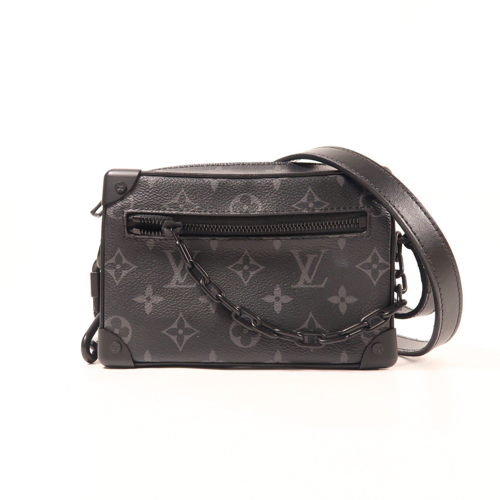 LOUIS VUITTON Monogram Eclipse Mini Soft Trunk肩背袋
