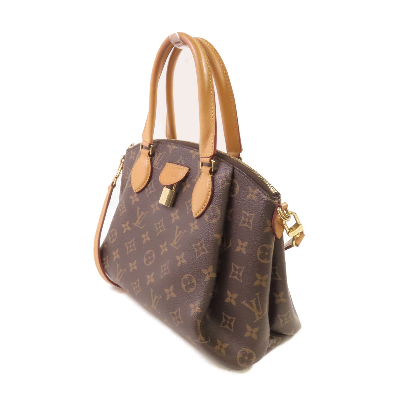 LOUIS VUITTON Monogram Boetie PM 2WayTote Bag金扣手挽肩背兩用袋啡色