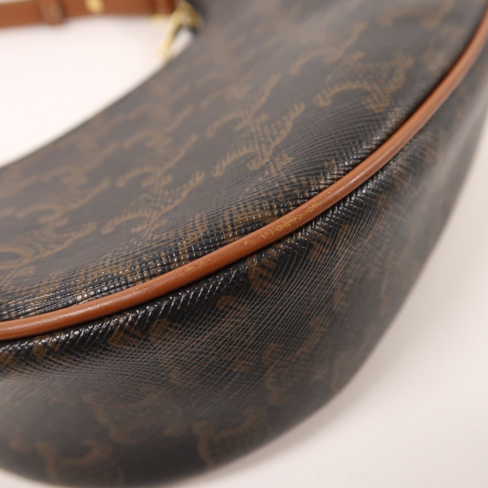 CELINE 塗層帆布Ava金扣肩背袋