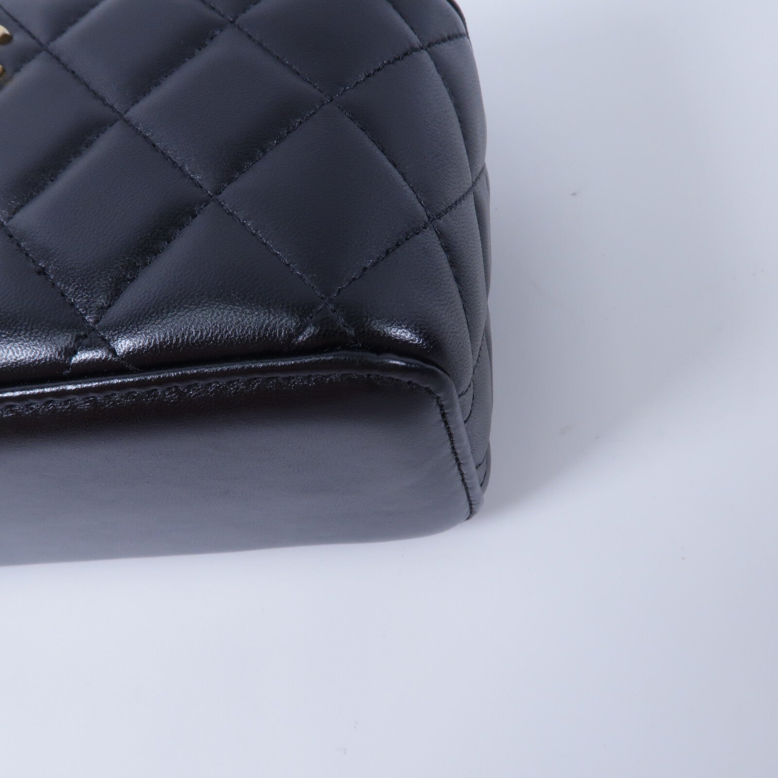 CHANEL 羊皮皮革Top Handle Vanity Case手挽肩背兩用袋