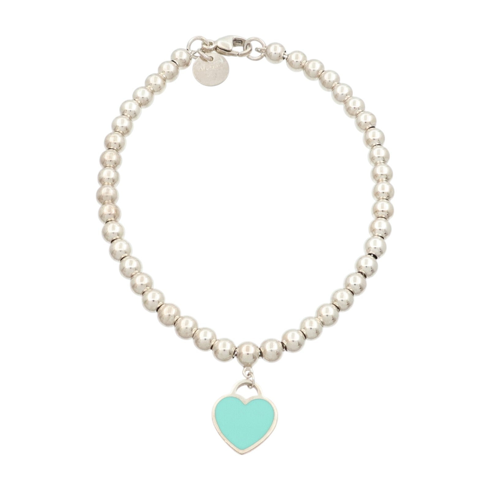 TIFFANY＆CO 925純銀Return to Tiffany Heart Tag手鏈