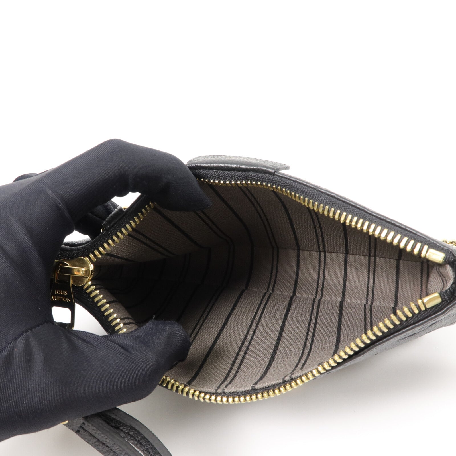 LOUIS VUITTON Monogram Empreinte Easy Pouch On Strap手挽肩背兩用袋