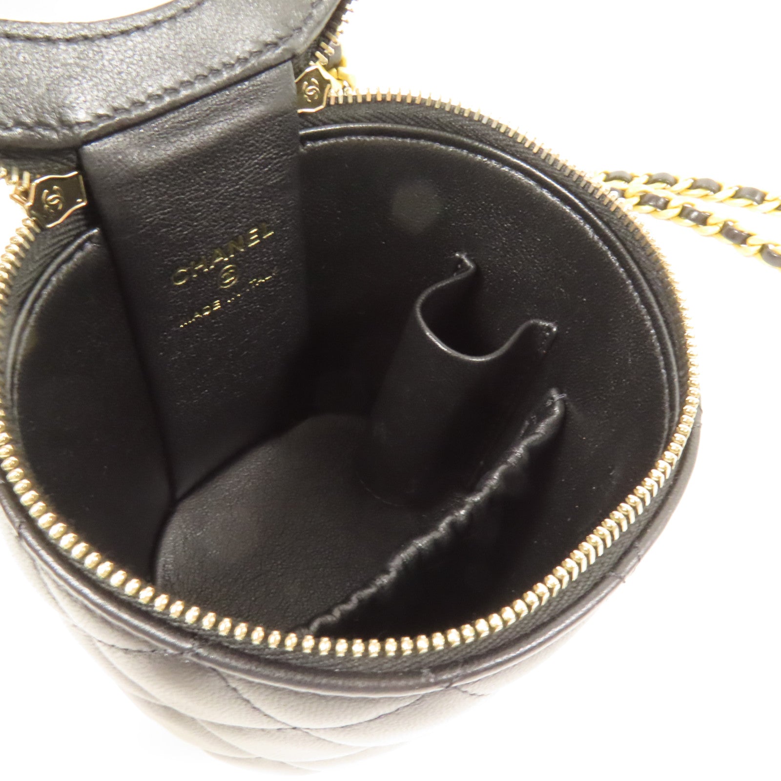 CHANEL 【激減優惠】牛皮皮革Chain Shoulder金扣手挽肩背兩用袋