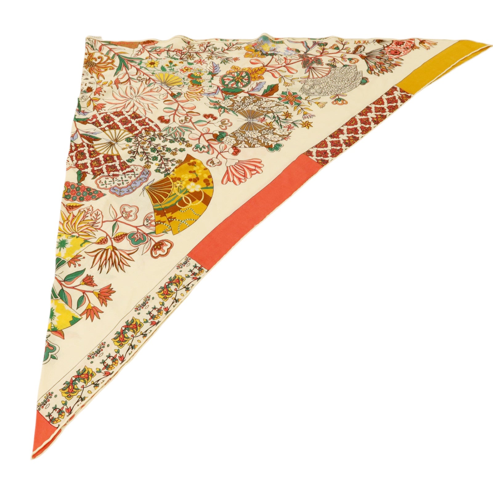HERMES 羊毛/絲質Giant Triangle Scarf 208x99絲巾