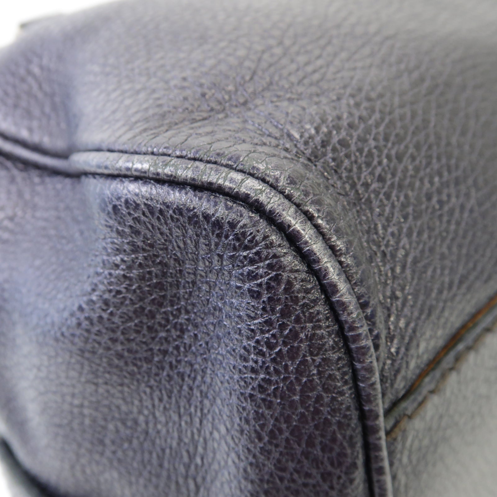 TOD’S 【激減優惠】牛皮皮革Handbag手挽袋深藍色