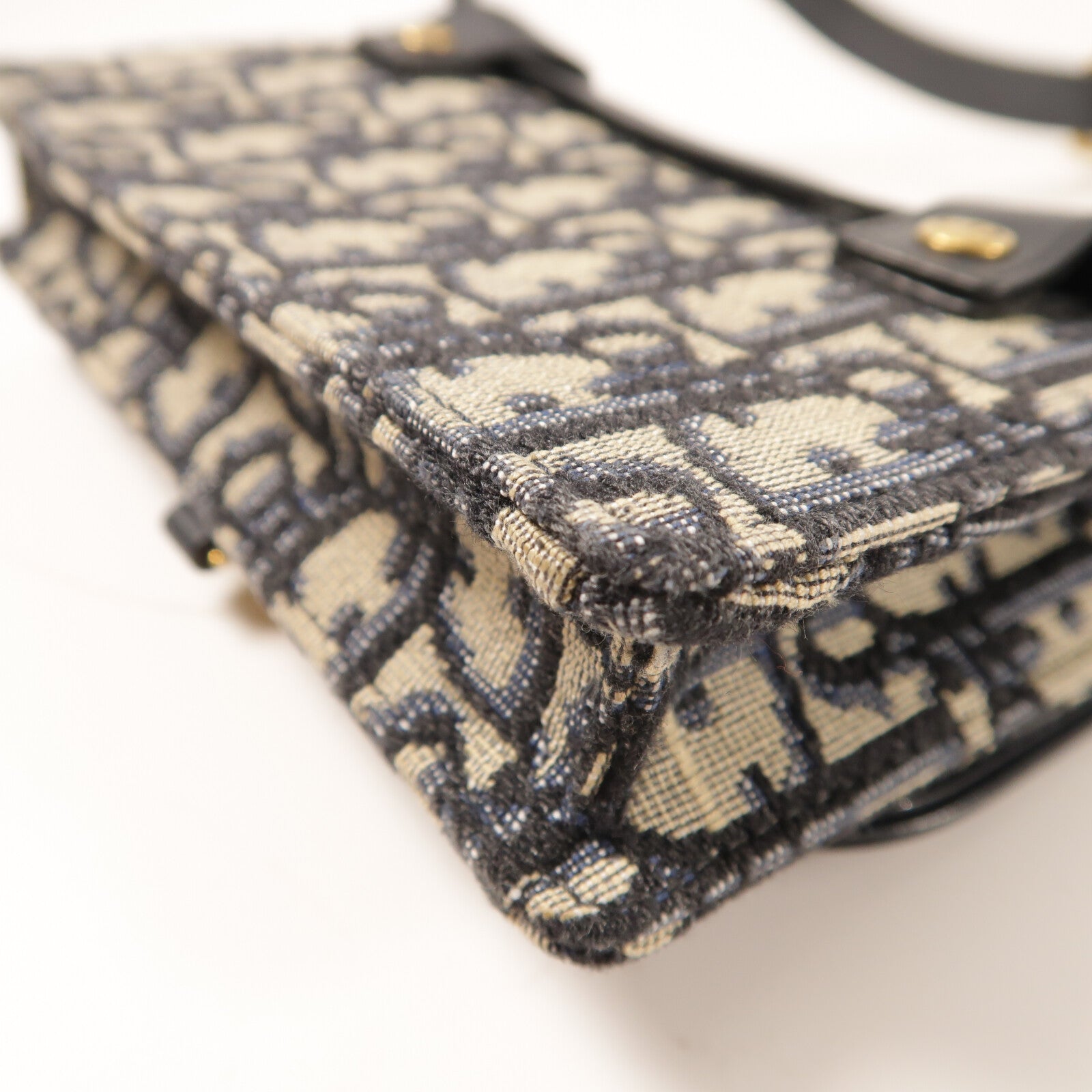 Dior 帆布Saddle Belt Bag金扣腰包