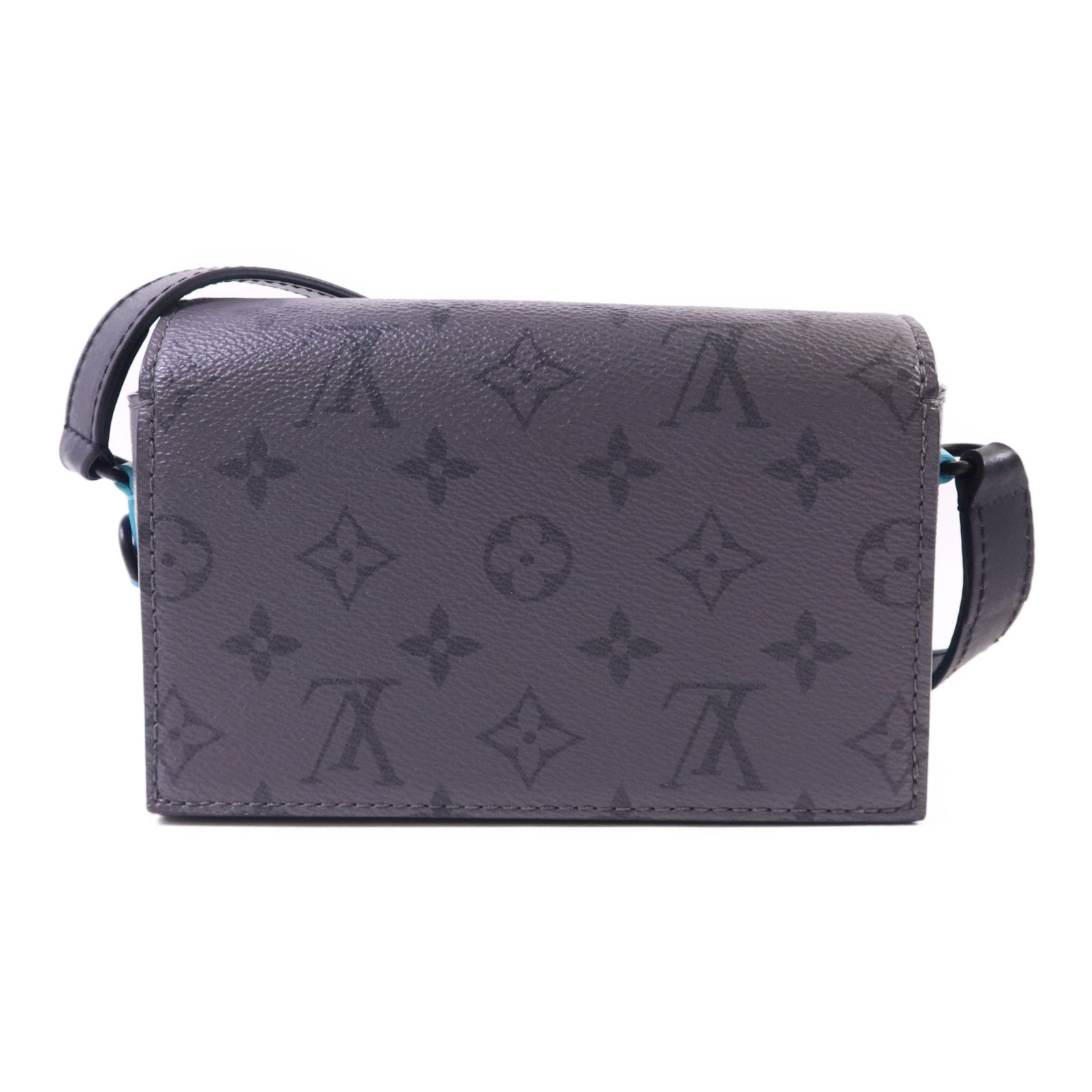 LOUIS VUITTON Monogram Eclipse Reverse Steamer Wearable Wallet肩背袋