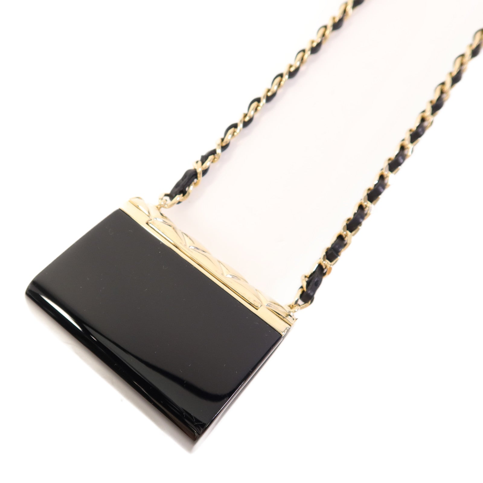 CHANEL PVC/金屬Handbag Necklace項鍊