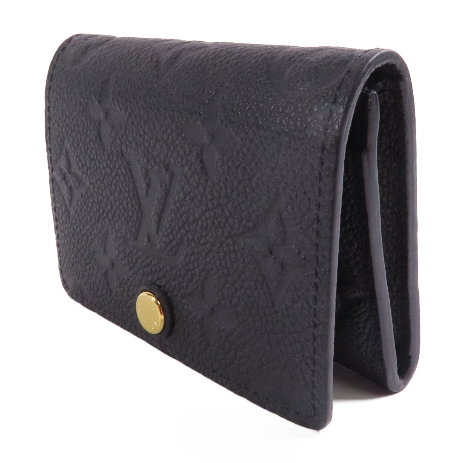 LOUIS VUITTON Monogram Empreinte Card Case金扣卡片套