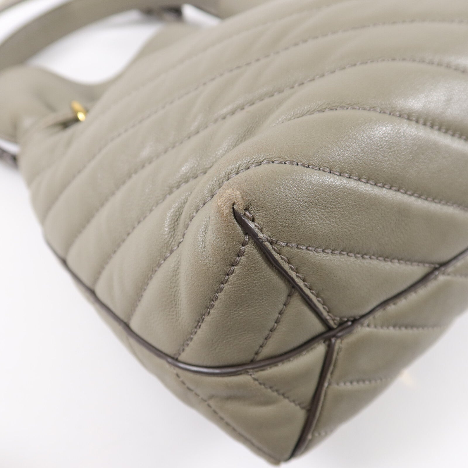 Tory Burch 羊皮皮革Kira Chevron Bucket手挽肩背兩用袋