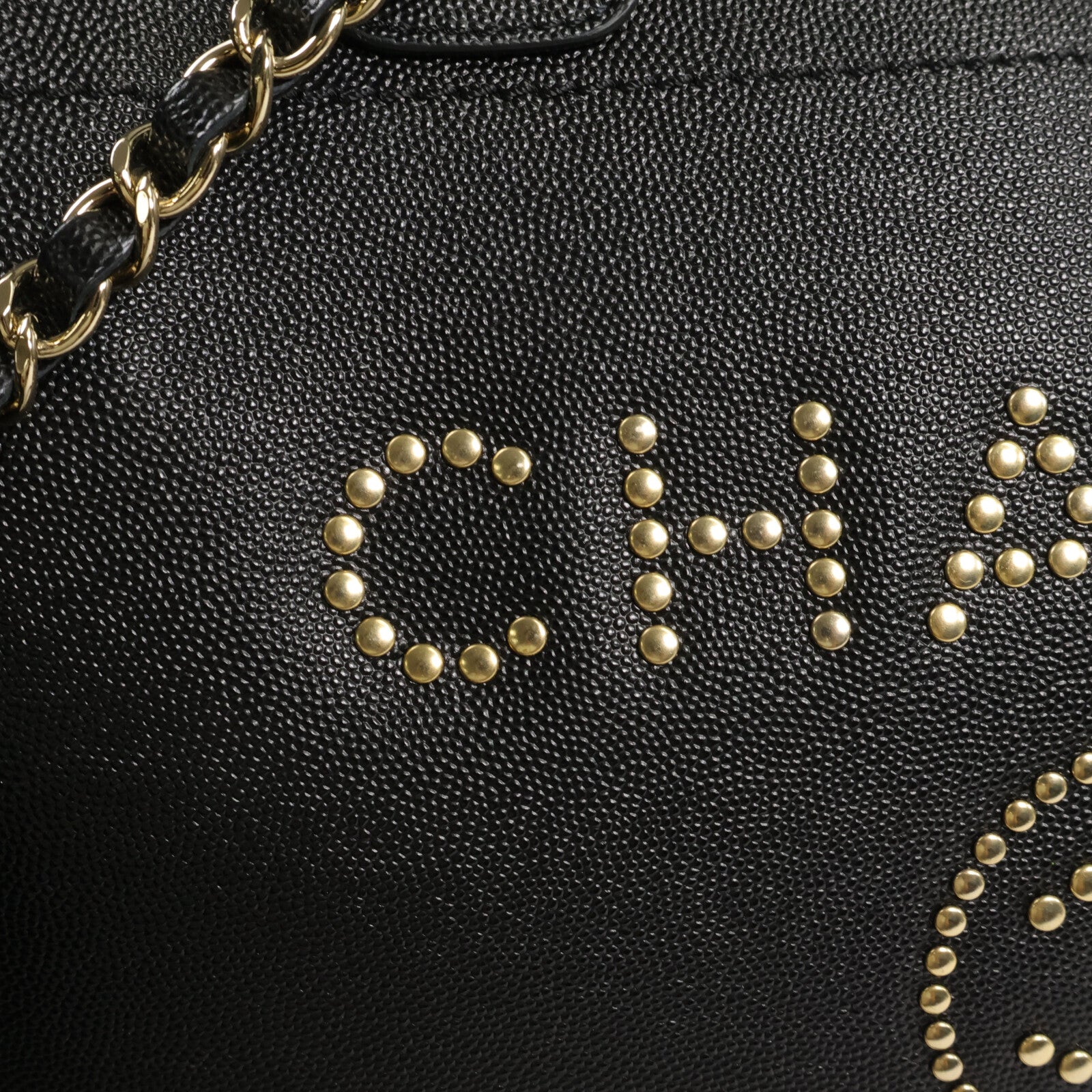 CHANEL 牛皮皮革Deauville 2 Way Shoulder Bag鏈帶肩背袋