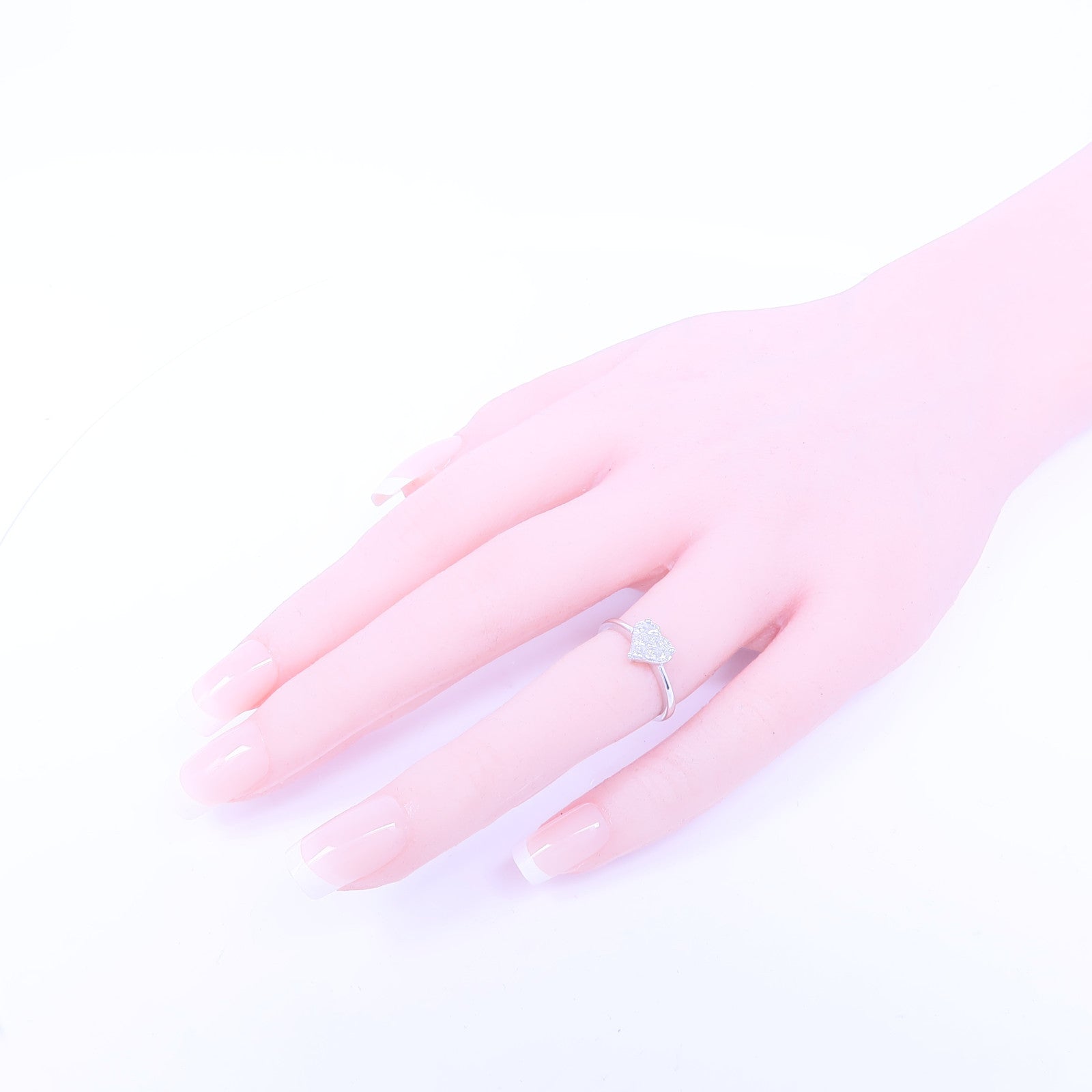 JEWELRY 18K白金Diamond Ring鑽石戒指US#4.25