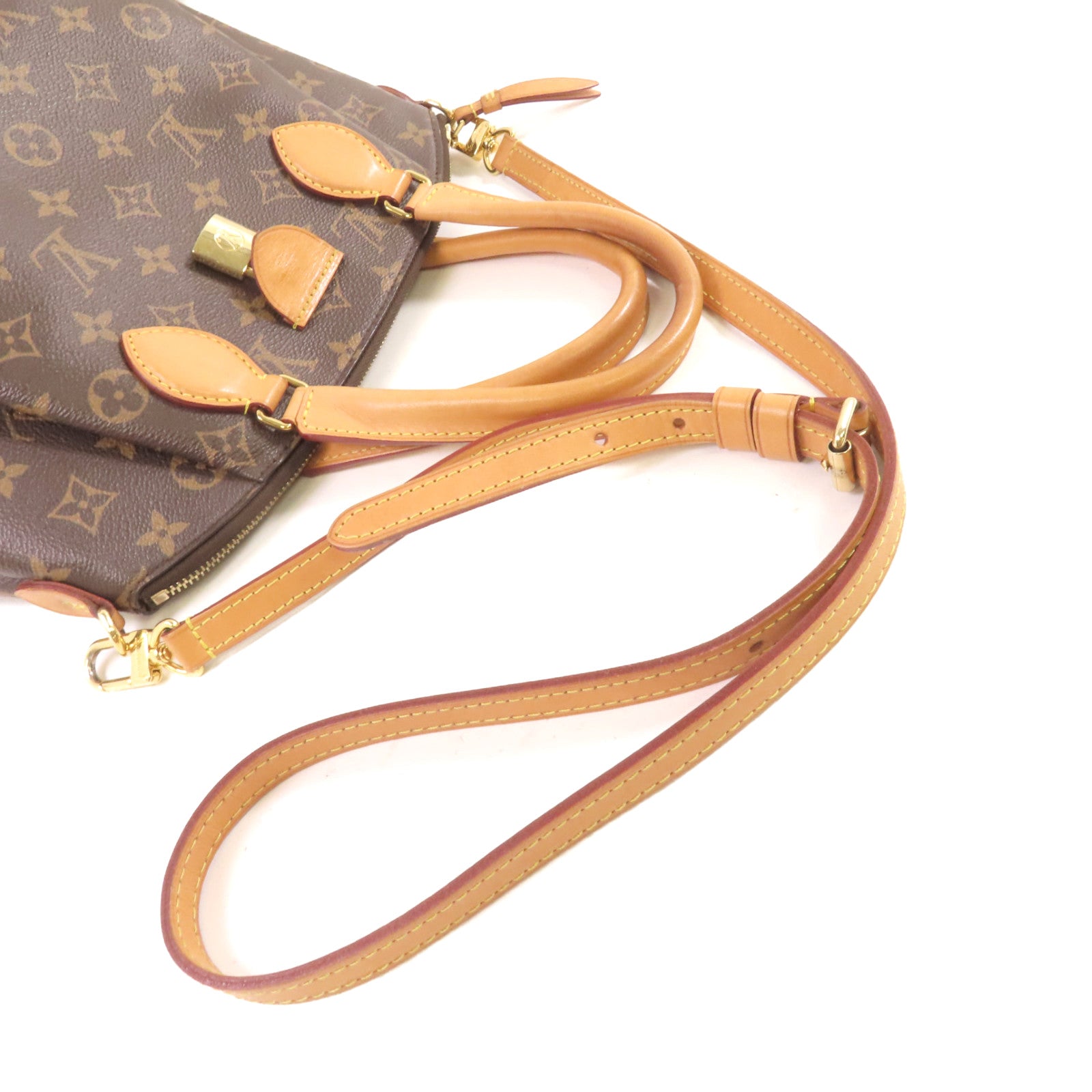 LOUIS VUITTON Monogram Boetie PM 2WayTote Bag金扣手挽肩背兩用袋啡色