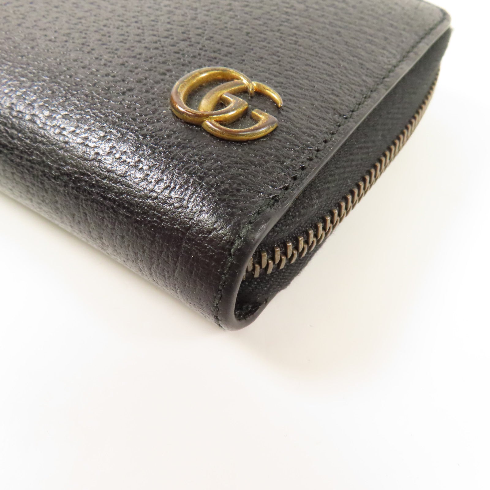 GUCCI 皮革Long Wallet金扣長錢包