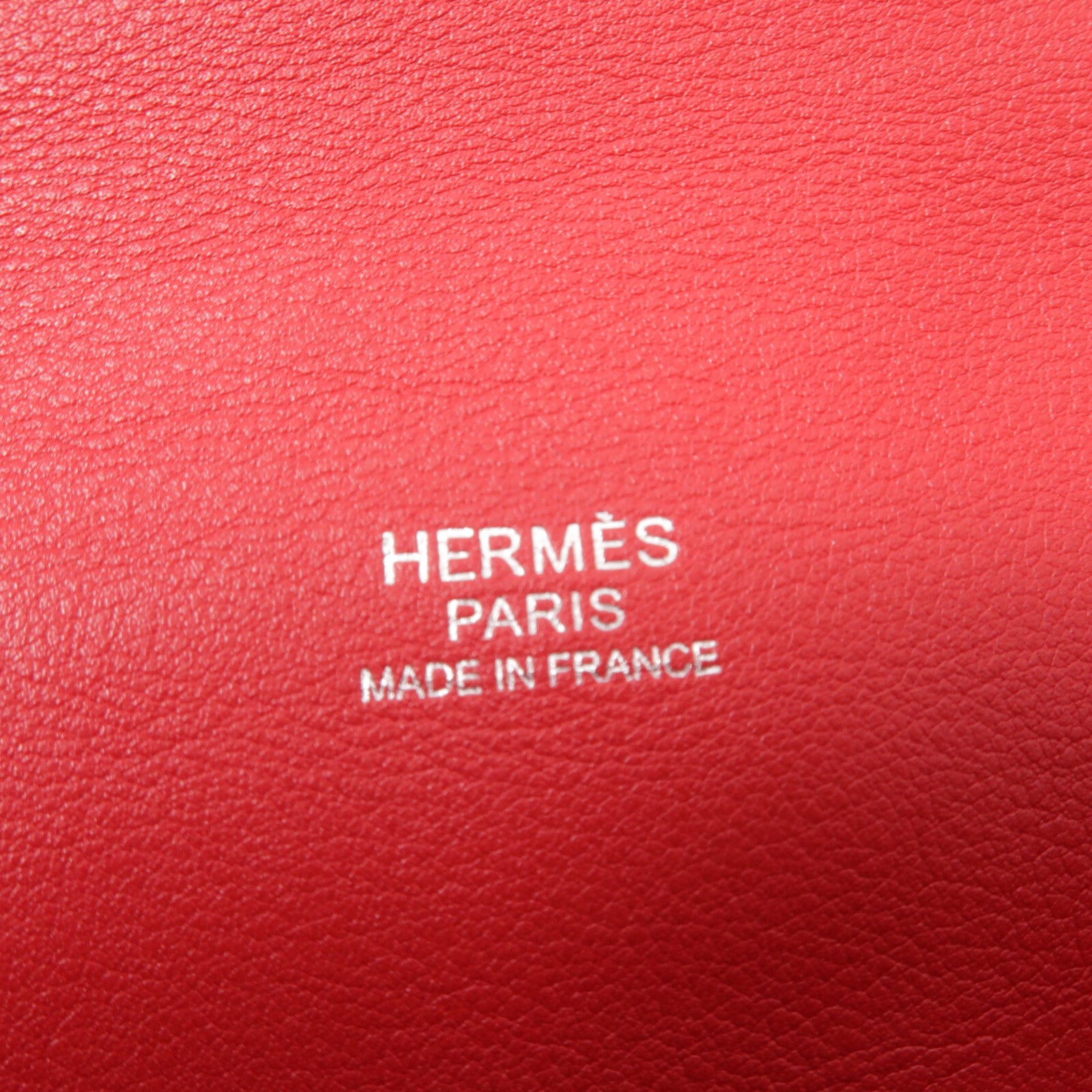 HERMES Swift皮革Brada 30肩背袋Rouge Tomate
