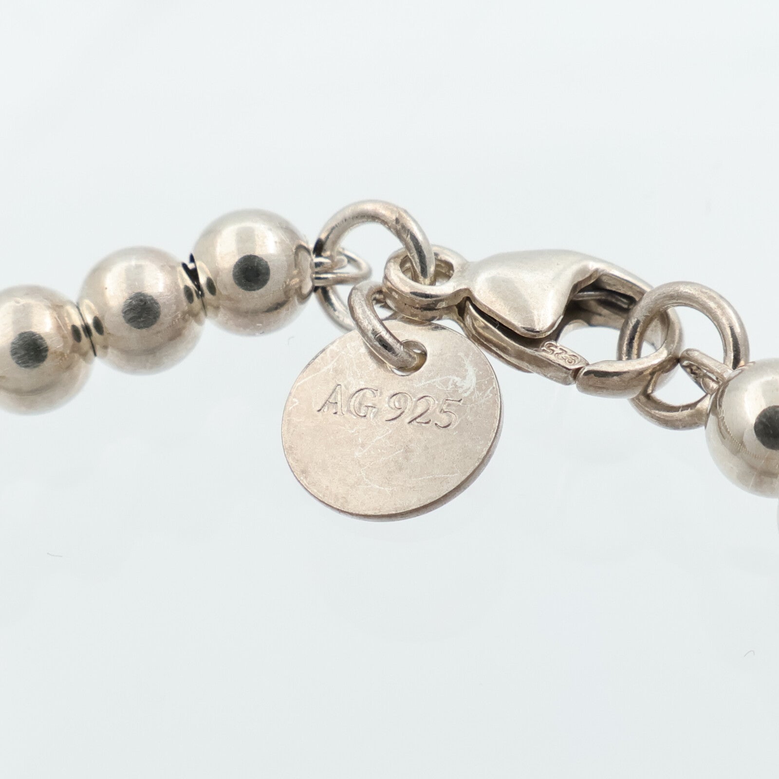TIFFANY＆CO 925純銀Return to Tiffany Heart Tag手鏈
