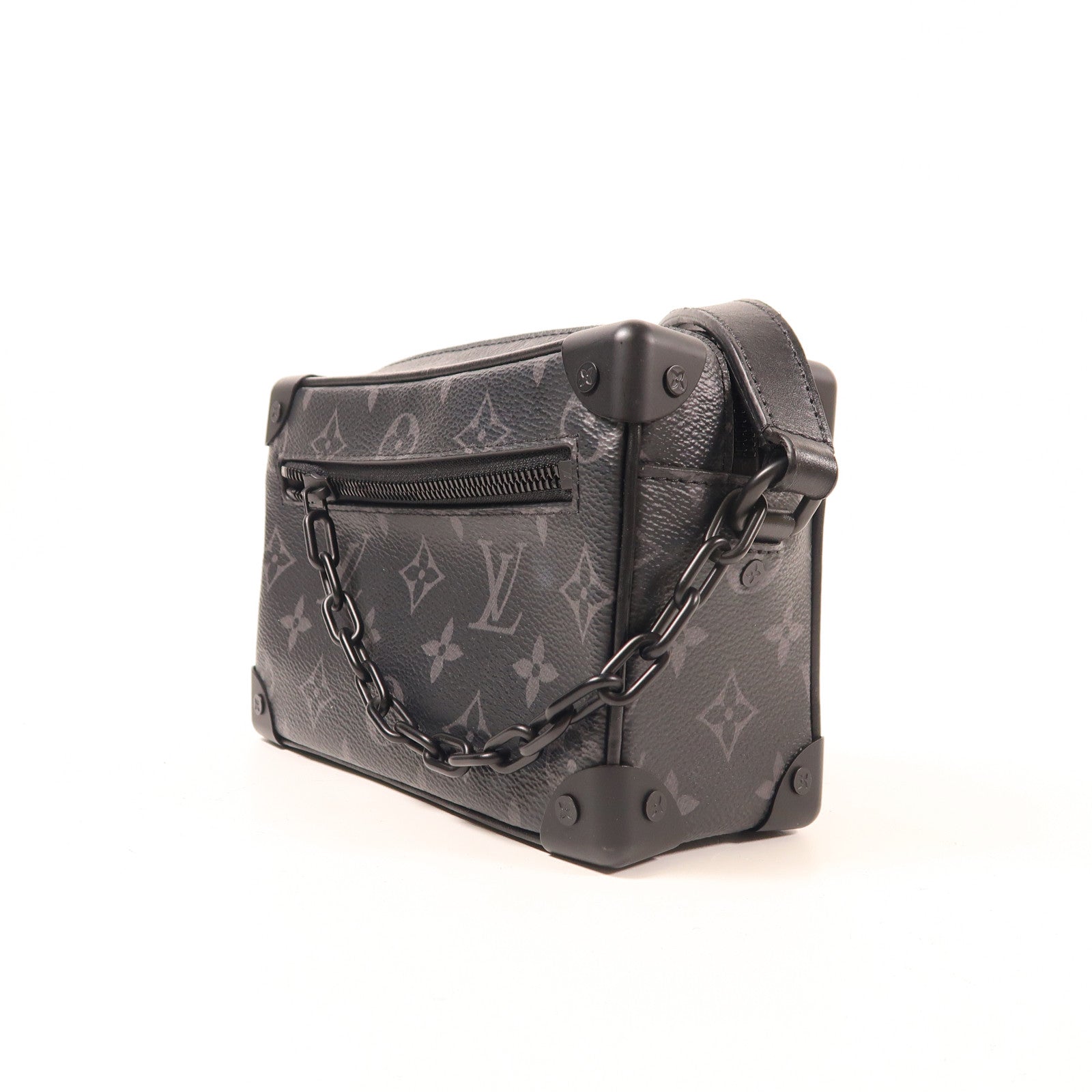 LOUIS VUITTON Monogram Eclipse Mini Soft Trunk肩背袋