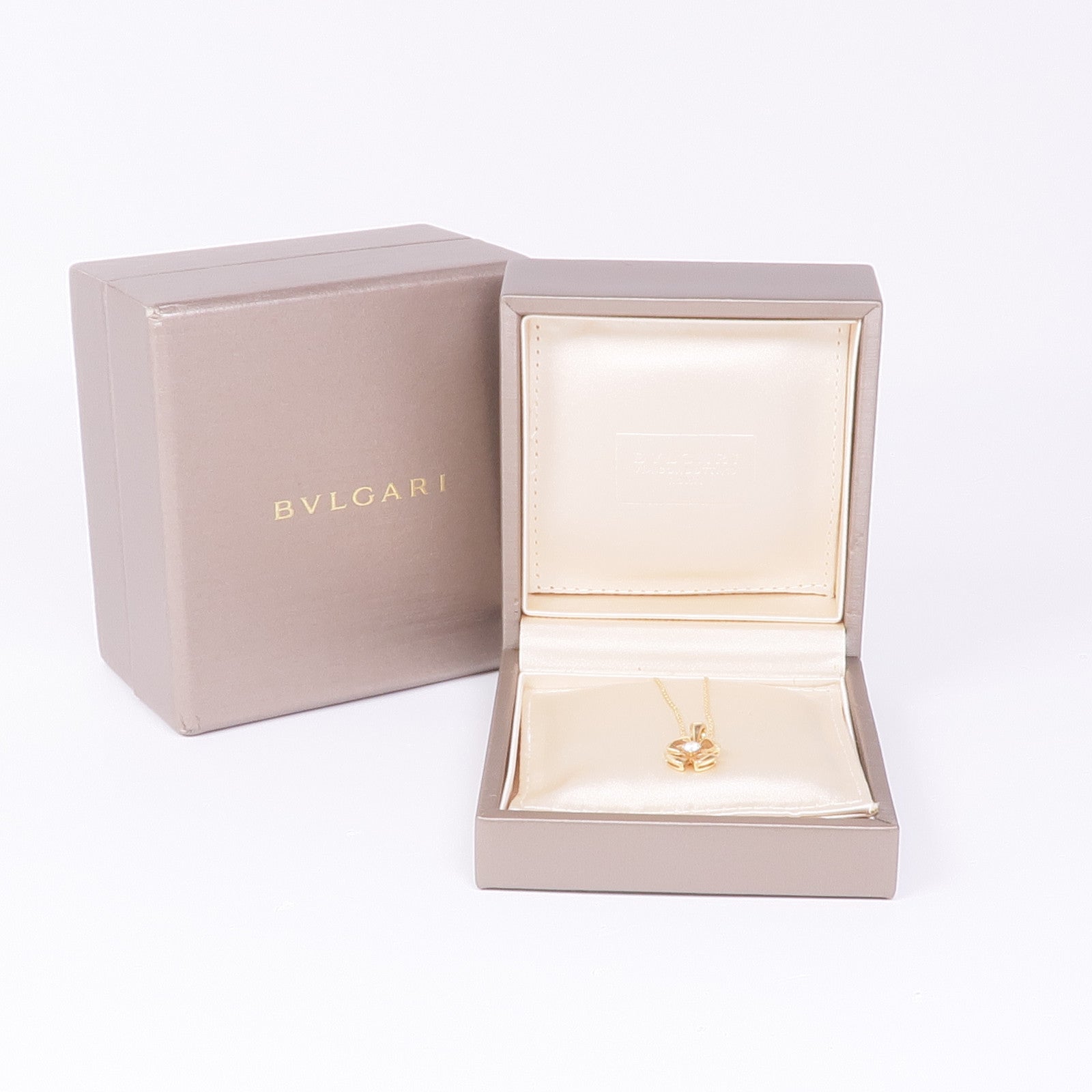 BVLGARI 18K玫瑰金Fiorever Diamond Necklace鑽石項鍊