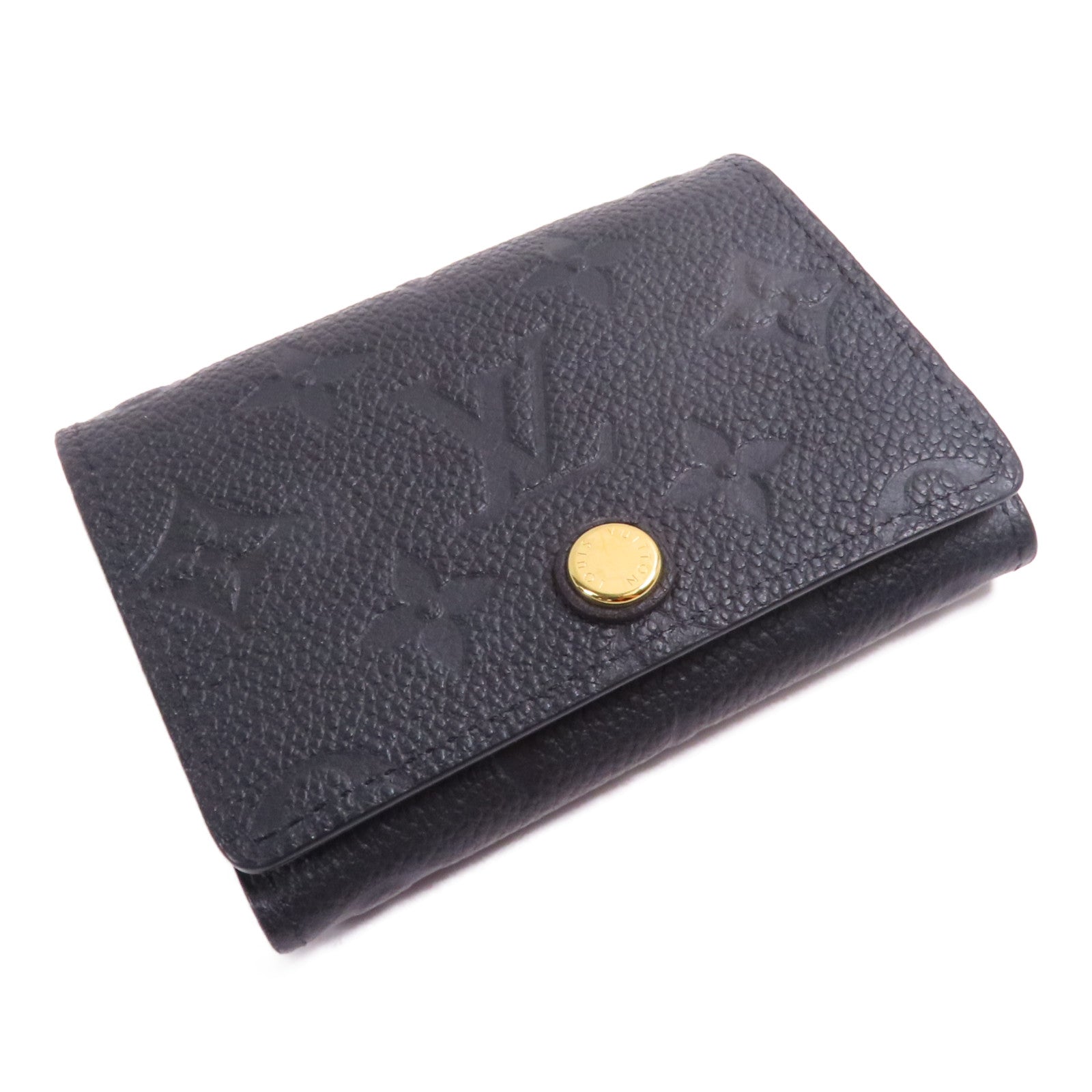 LOUIS VUITTON Monogram Empreinte Card Case金扣卡片套