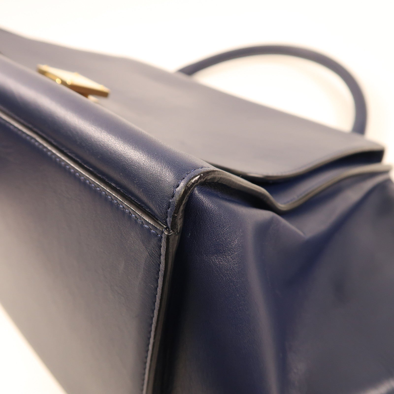 CELINE 牛皮皮革Trapeze金扣手挽肩背兩用袋