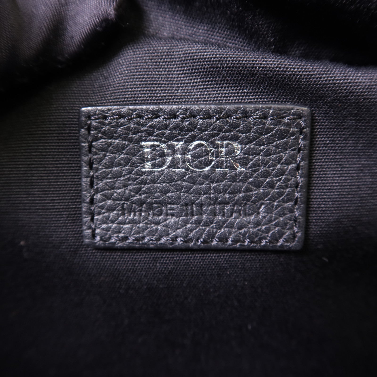 Dior 帆布Safari Messenger Oblique銀扣肩背袋