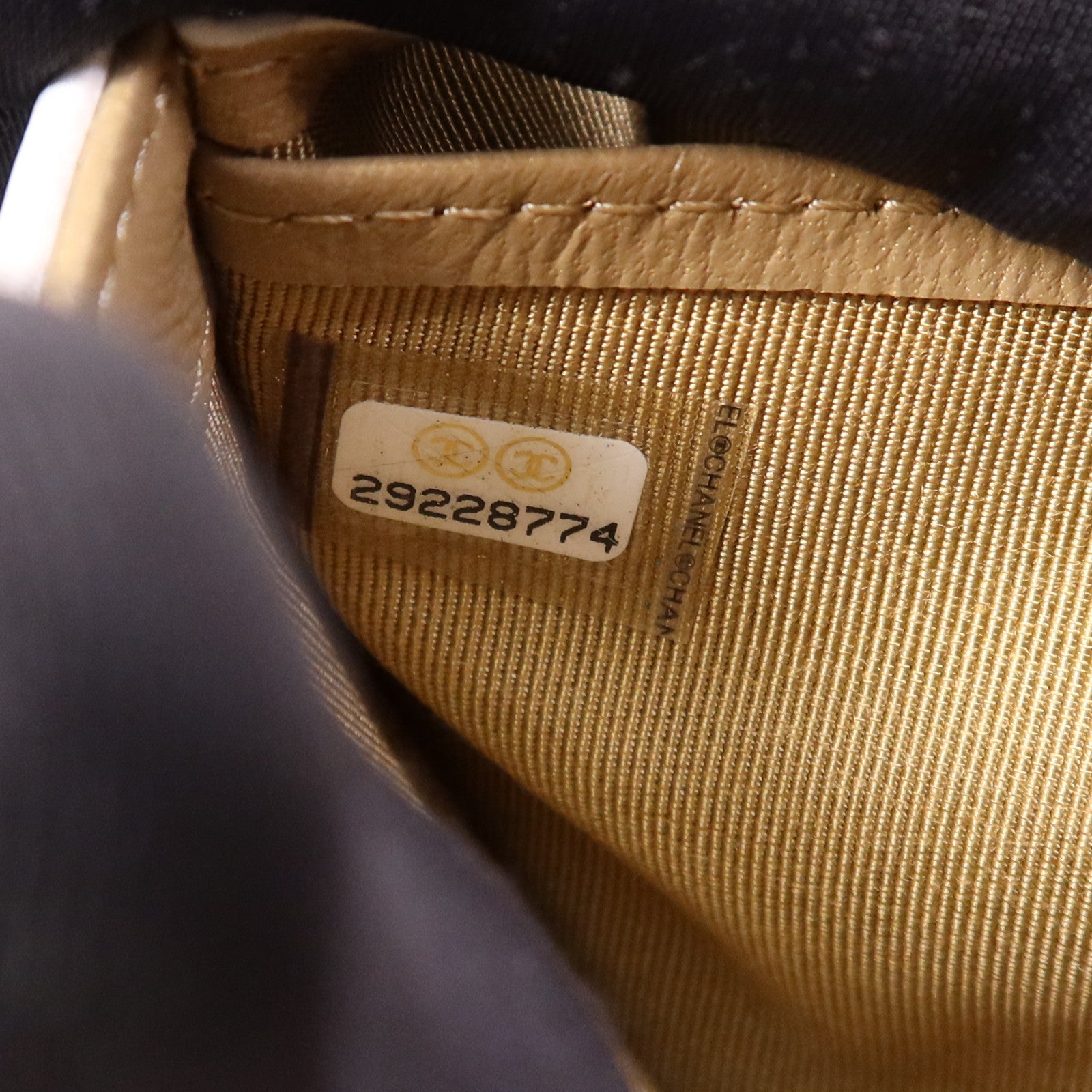 CHANEL 羊皮皮革WOC Wallet On Chain金扣鏈帶肩背袋