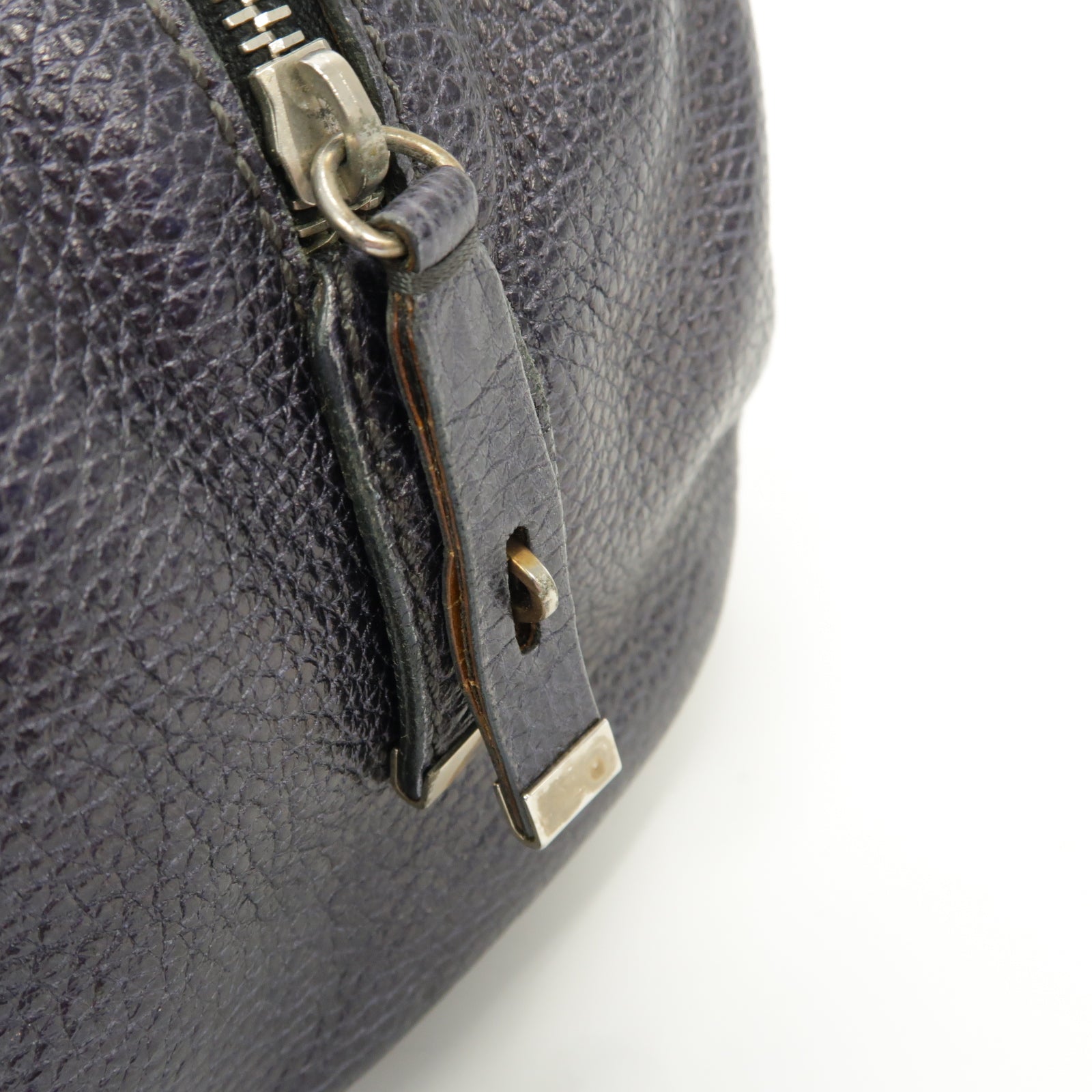 TOD’S 【激減優惠】牛皮皮革Handbag手挽袋深藍色