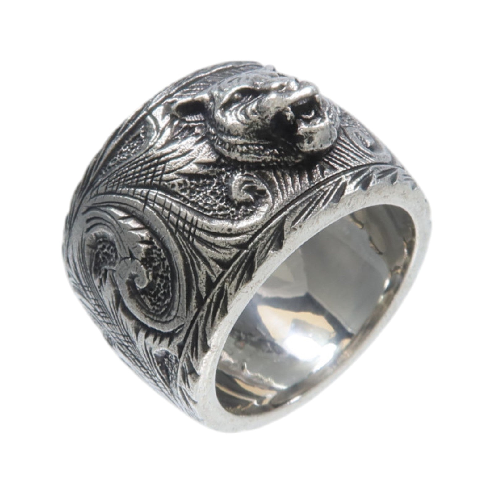 GUCCI 925純銀Gatto Feline Ring戒指