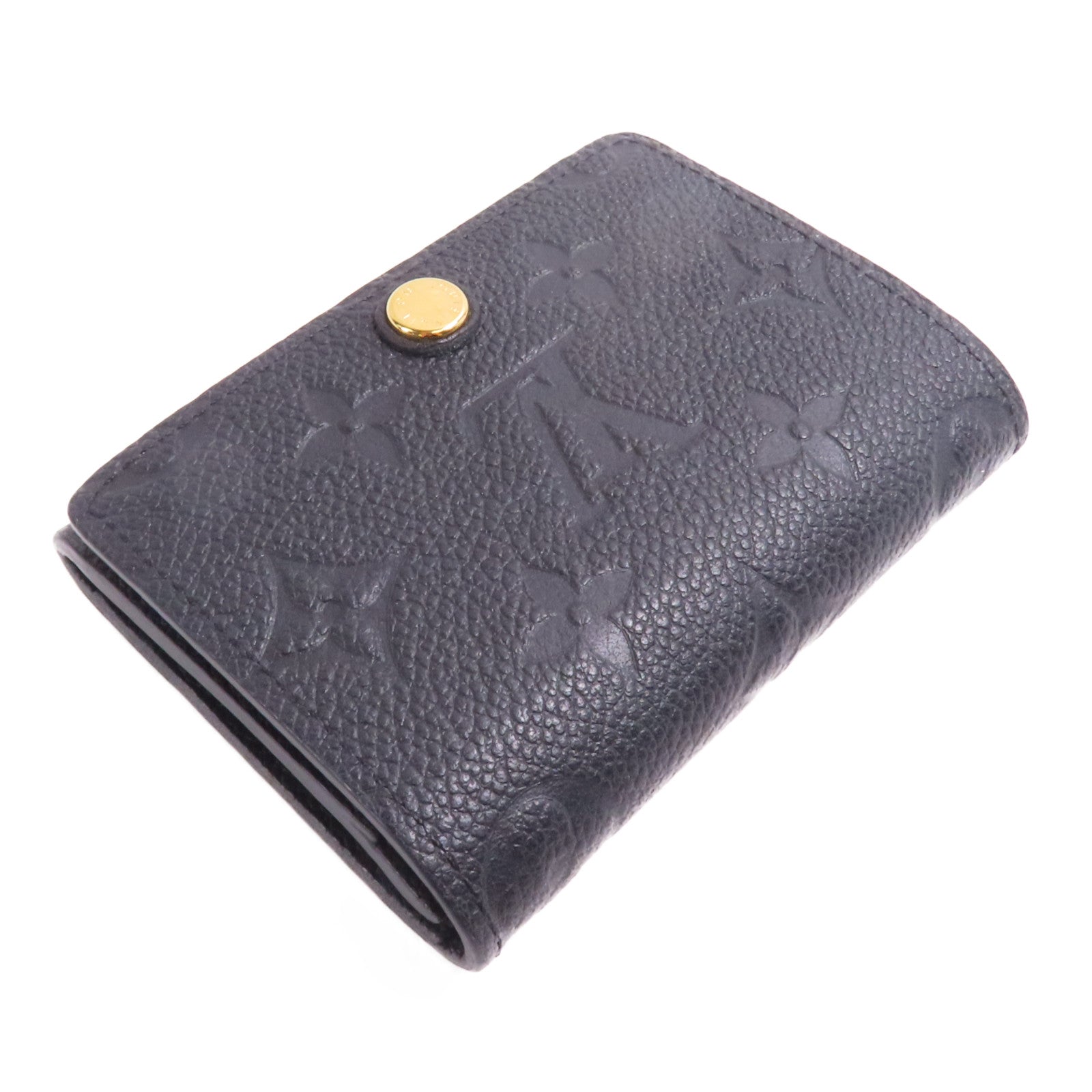 LOUIS VUITTON Monogram Empreinte Card Case金扣卡片套