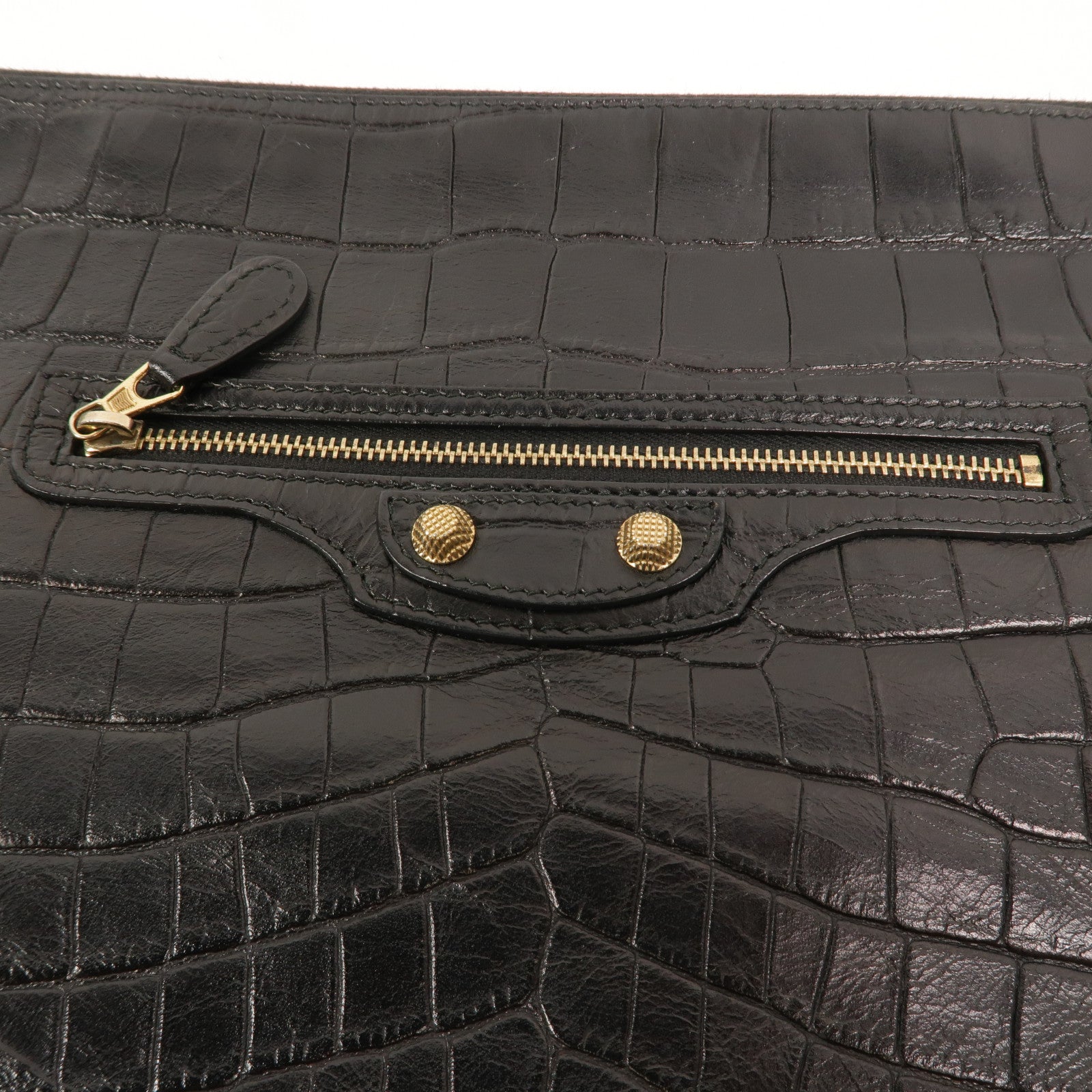 BALENCIAGA 牛皮皮革Giant City Clutch手拿包