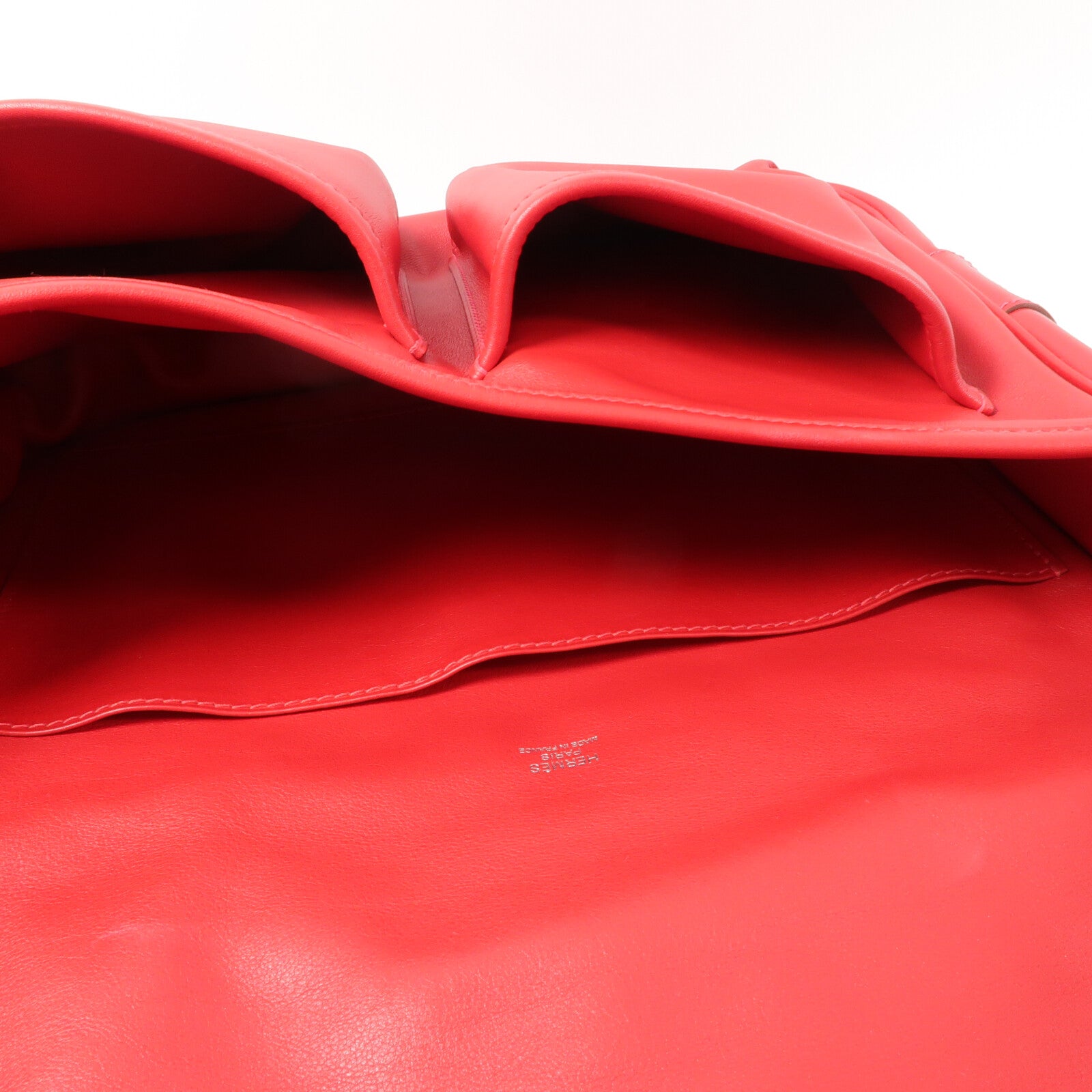 HERMES Swift皮革Brada 30肩背袋Rouge Tomate