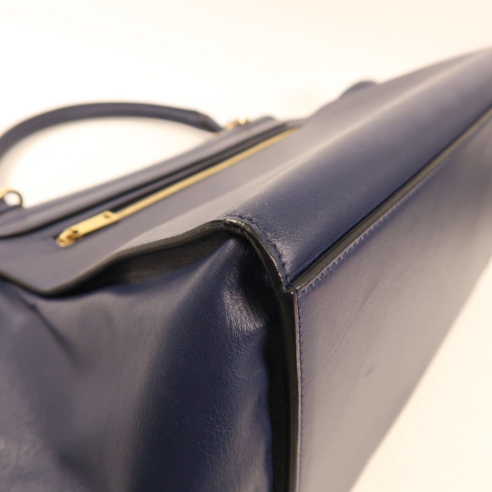 CELINE 牛皮皮革Trapeze金扣手挽肩背兩用袋