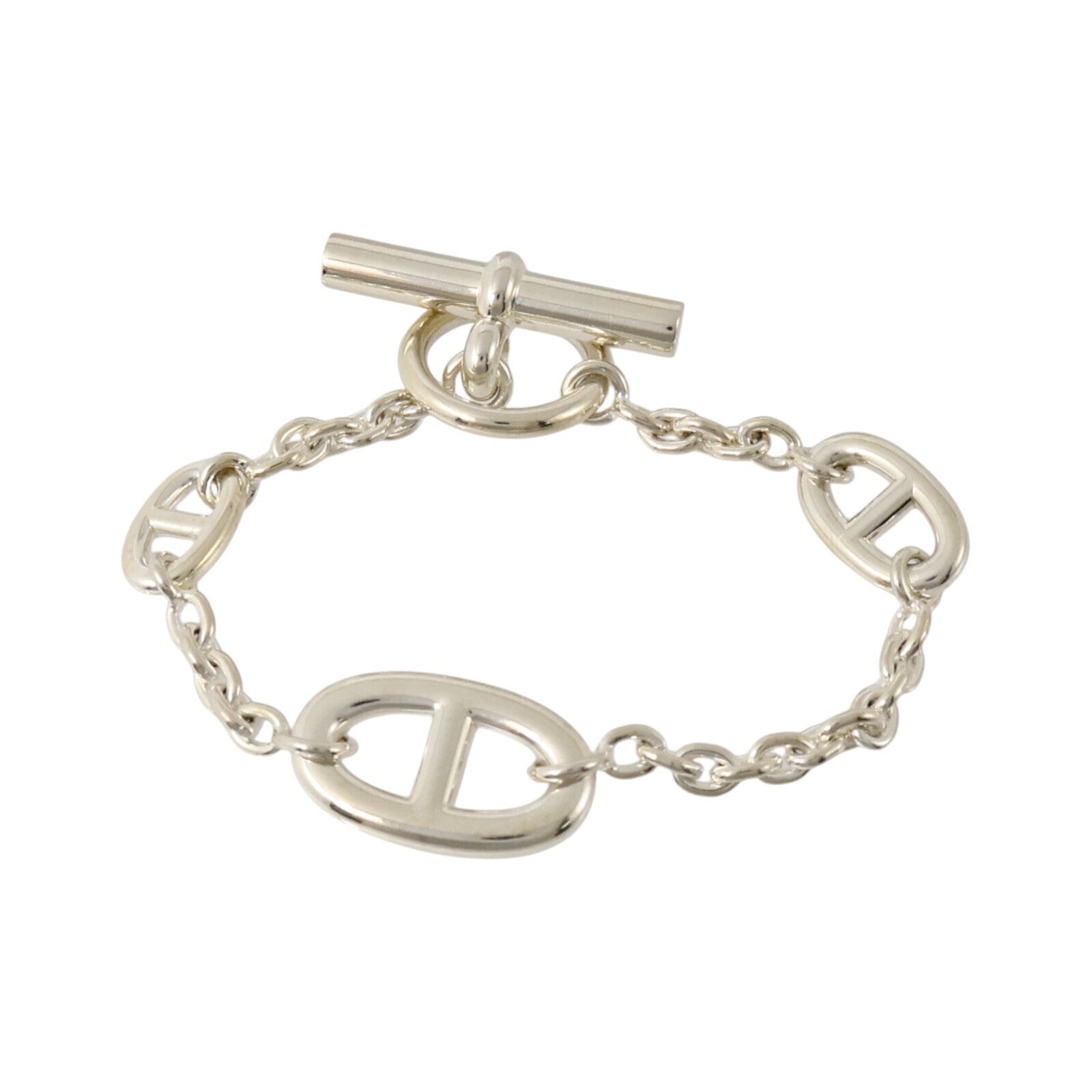 HERMES 925純銀Farandole Bracelet銀扣手鏈