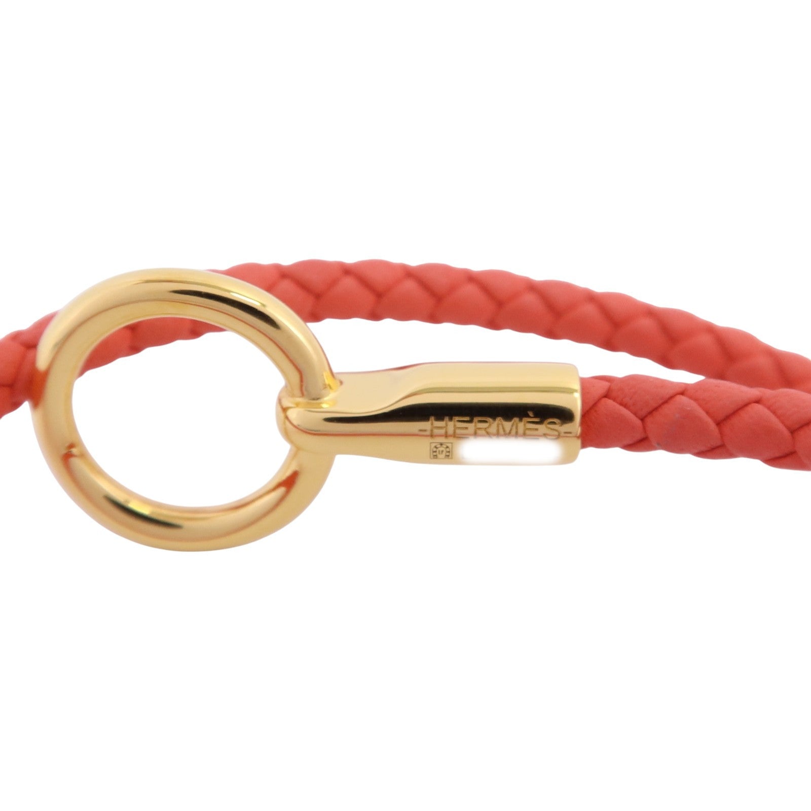 HERMES Swift皮革Glenan Double Tour Bracelet金扣手鏈