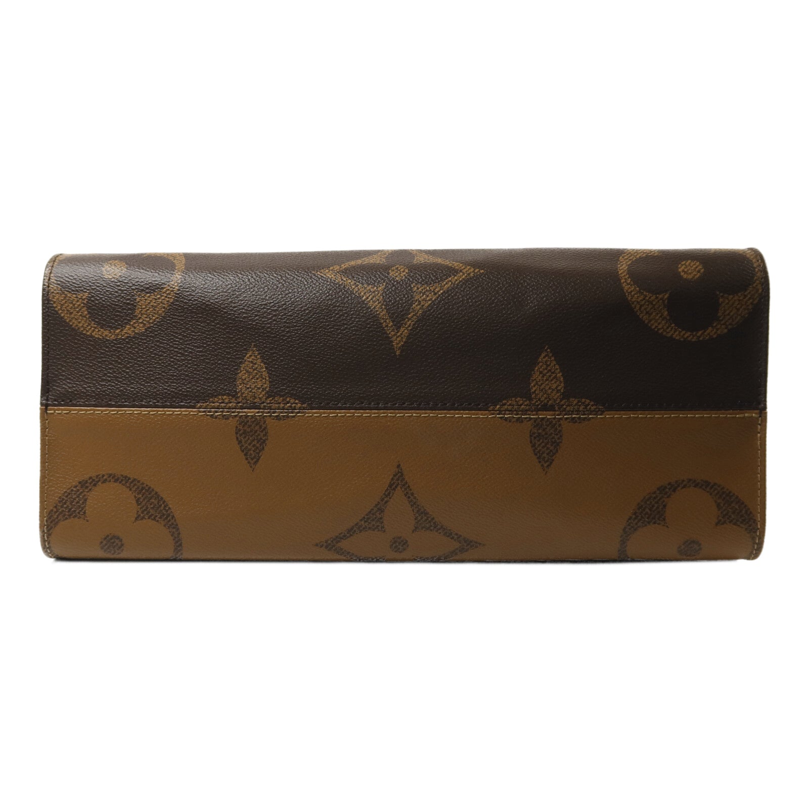 LOUIS VUITTON Monogram Giant/Monogram Reverse On The Go MM金扣手挽肩背兩用袋