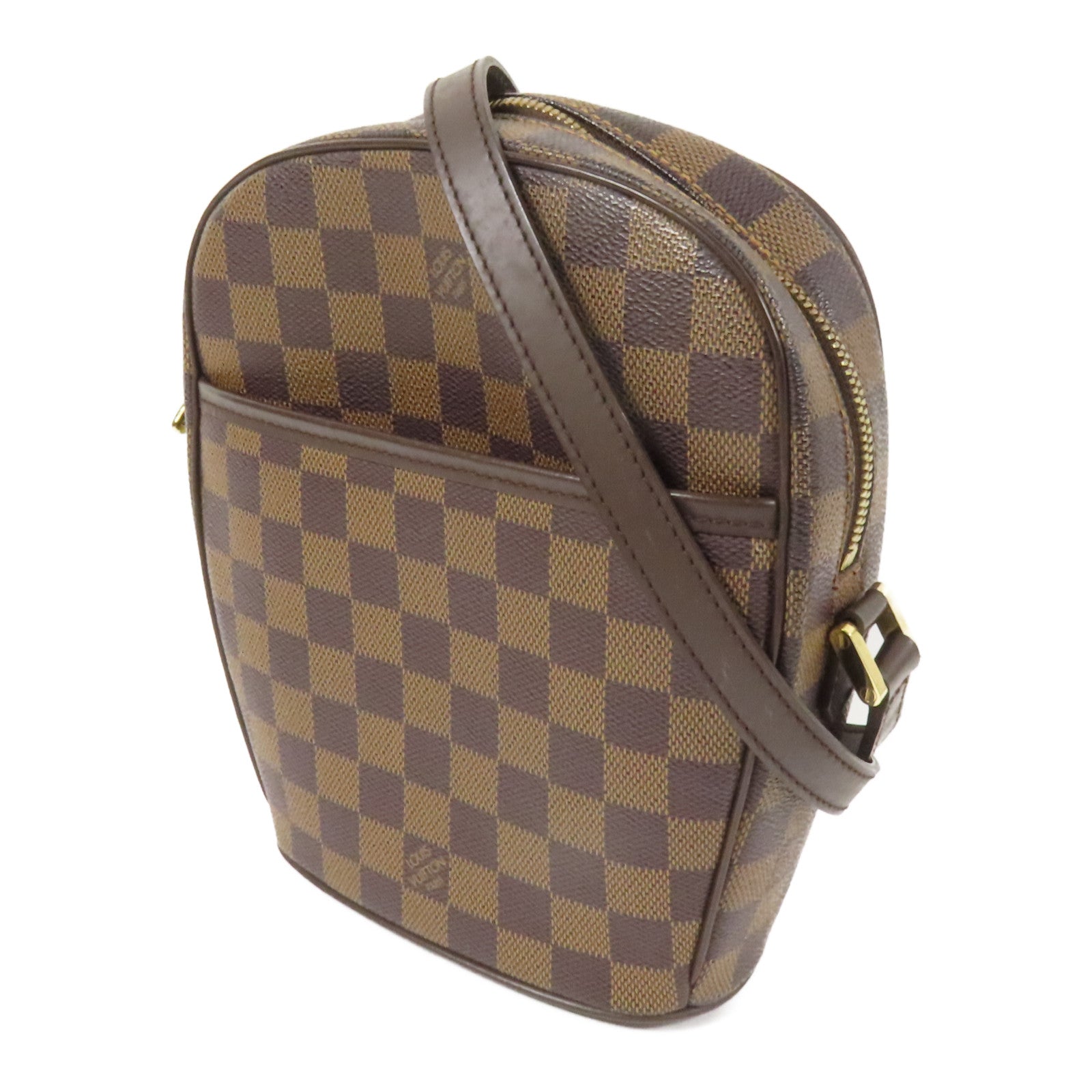 LOUIS VUITTON Damier Ipanema PM金扣肩背袋