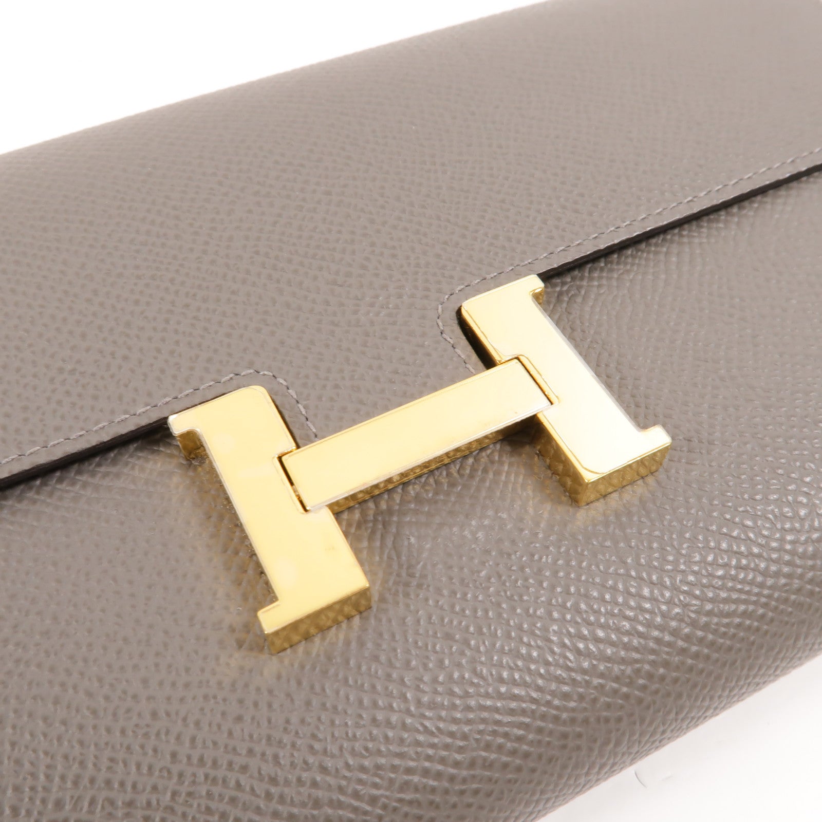 HERMES Epsom皮革Constance To Go肩背袋Gris Meyer