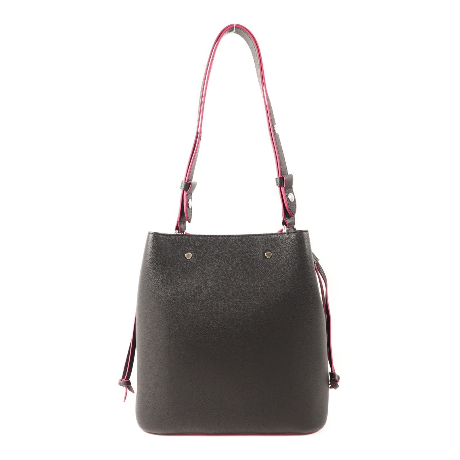 LOUIS VUITTON 牛皮皮革Lockme Bucket銀扣肩背袋