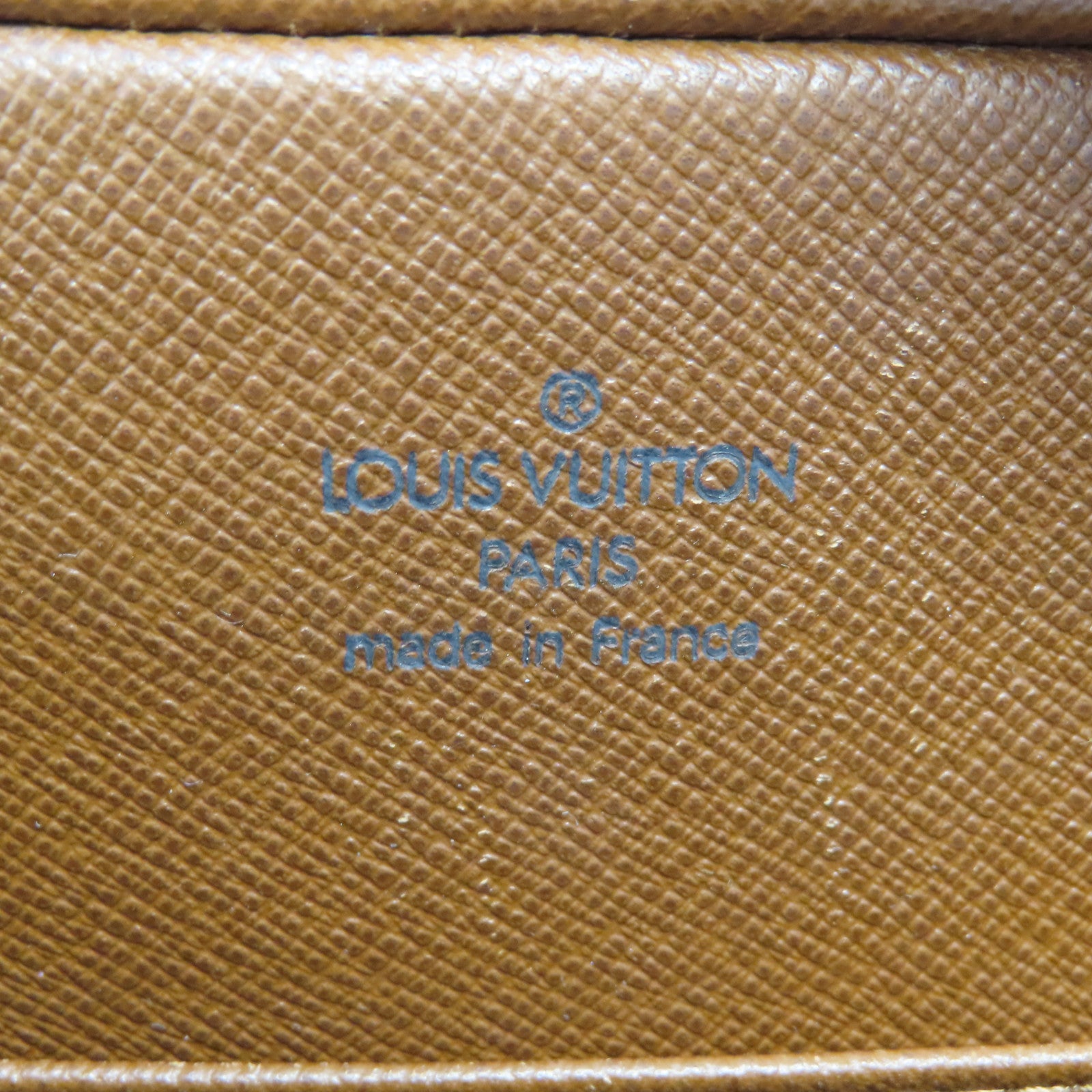 LOUIS VUITTON Monogram Cite金扣肩背袋棕色