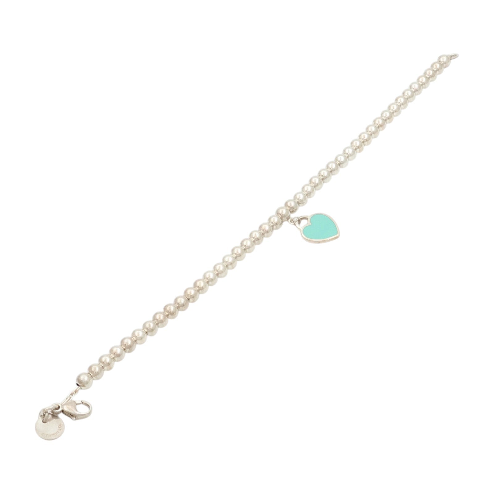TIFFANY＆CO 925純銀Return to Tiffany Heart Tag手鏈