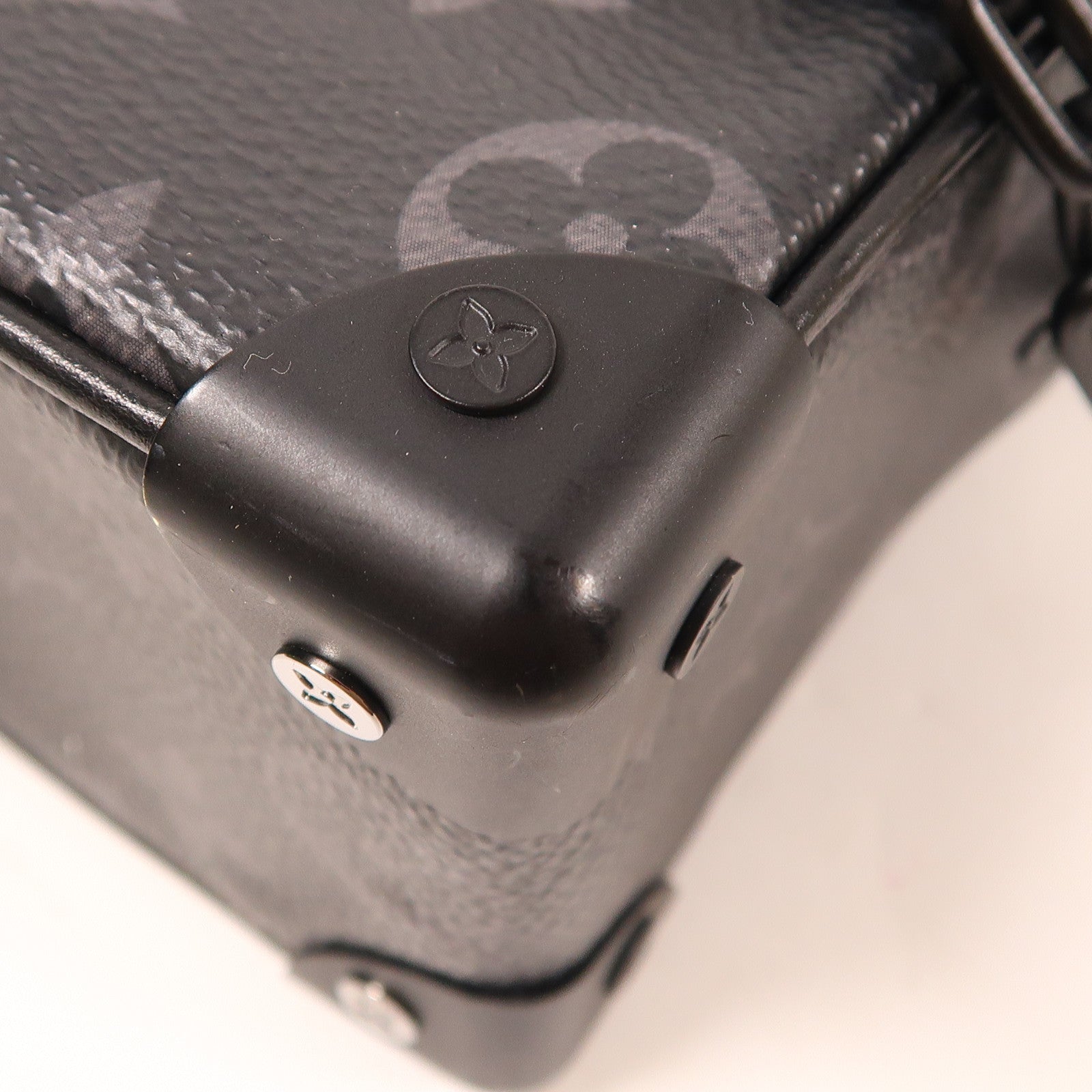 LOUIS VUITTON Monogram Eclipse Mini Soft Trunk肩背袋