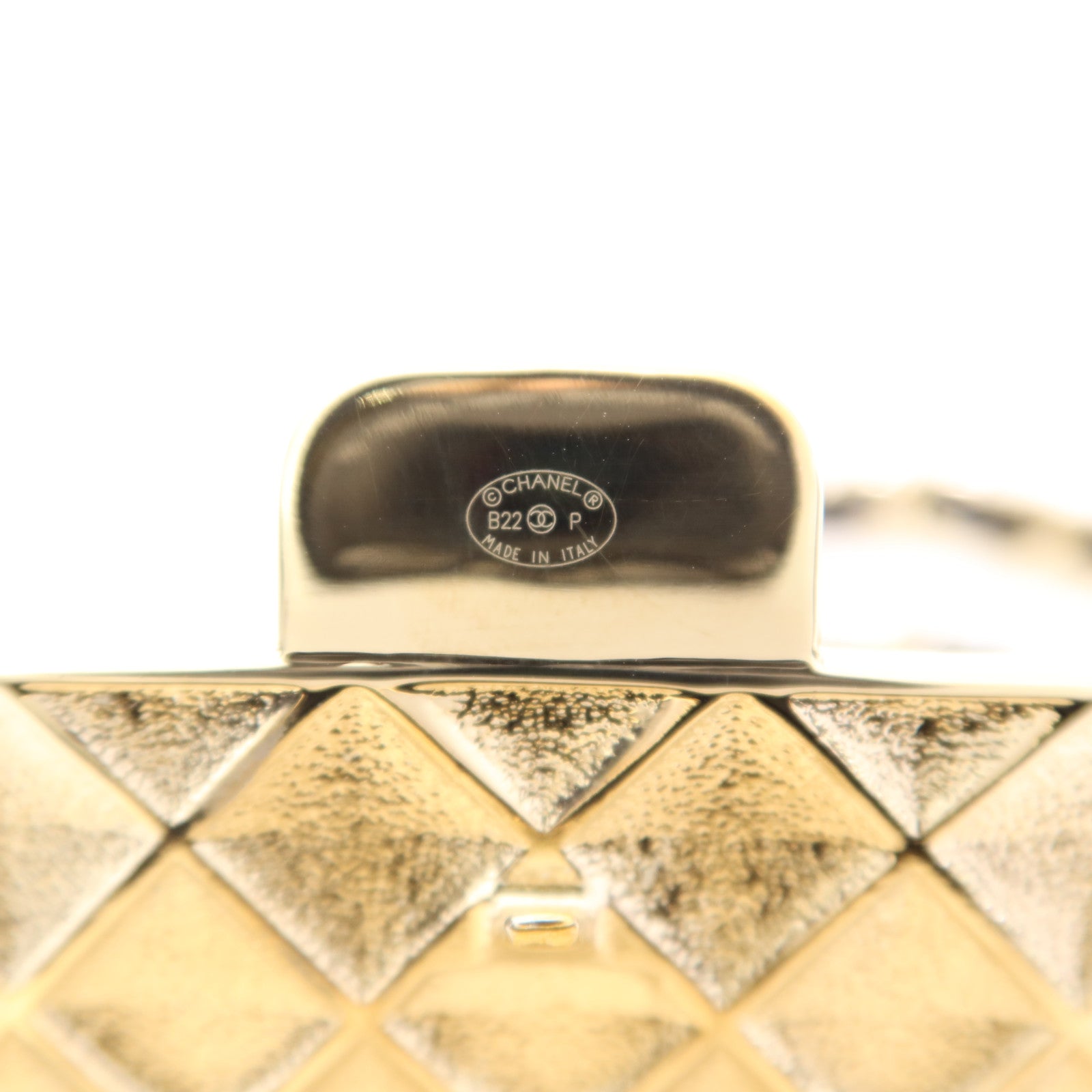 CHANEL PVC/金屬Handbag Necklace項鍊