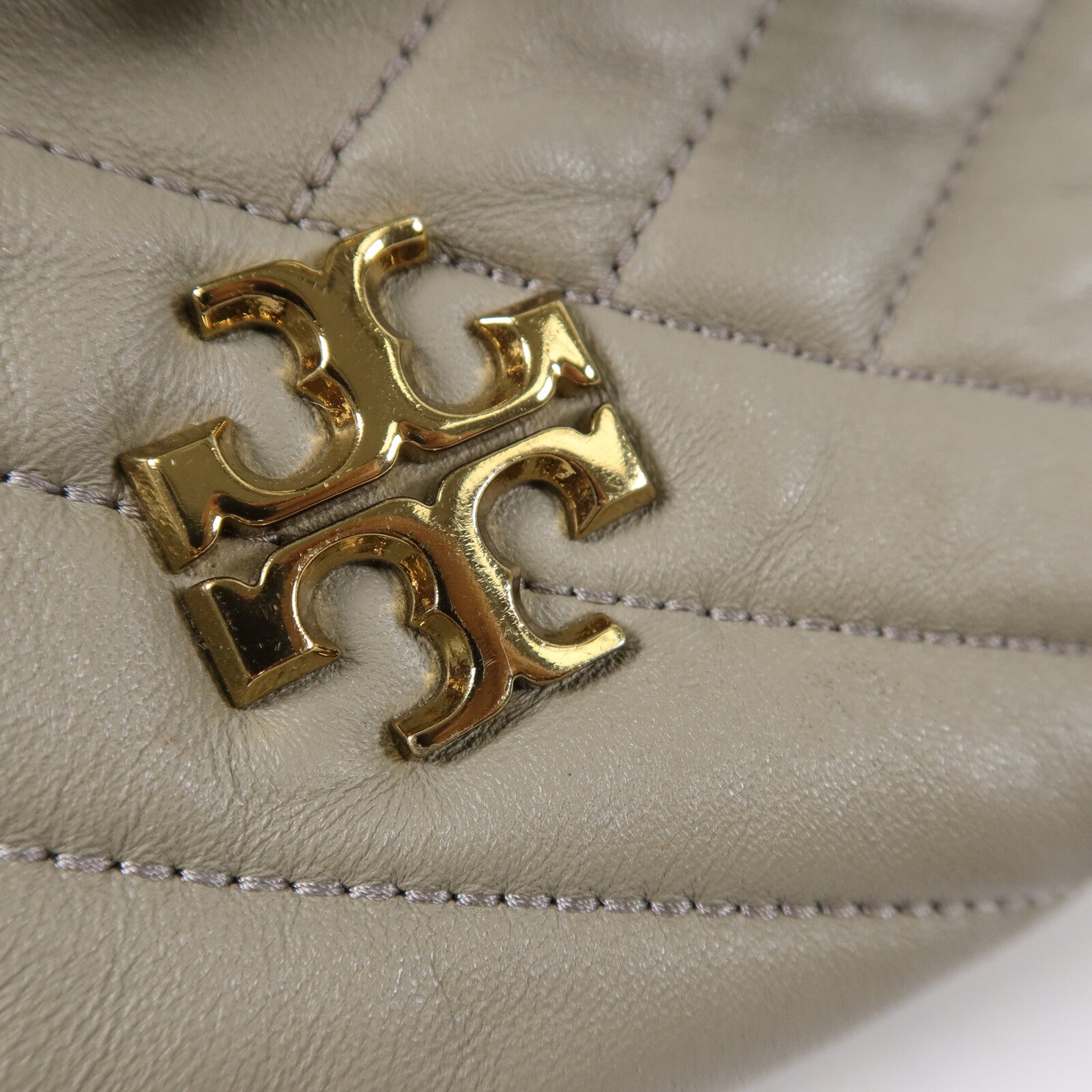 Tory Burch 羊皮皮革Kira Chevron Bucket手挽肩背兩用袋