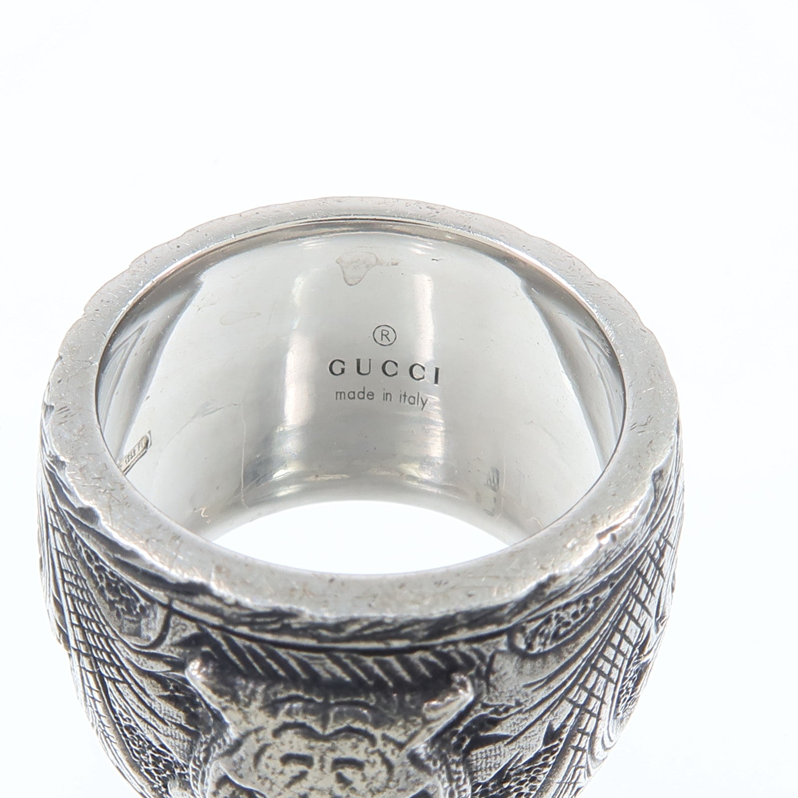 GUCCI 925純銀Gatto Feline Ring戒指