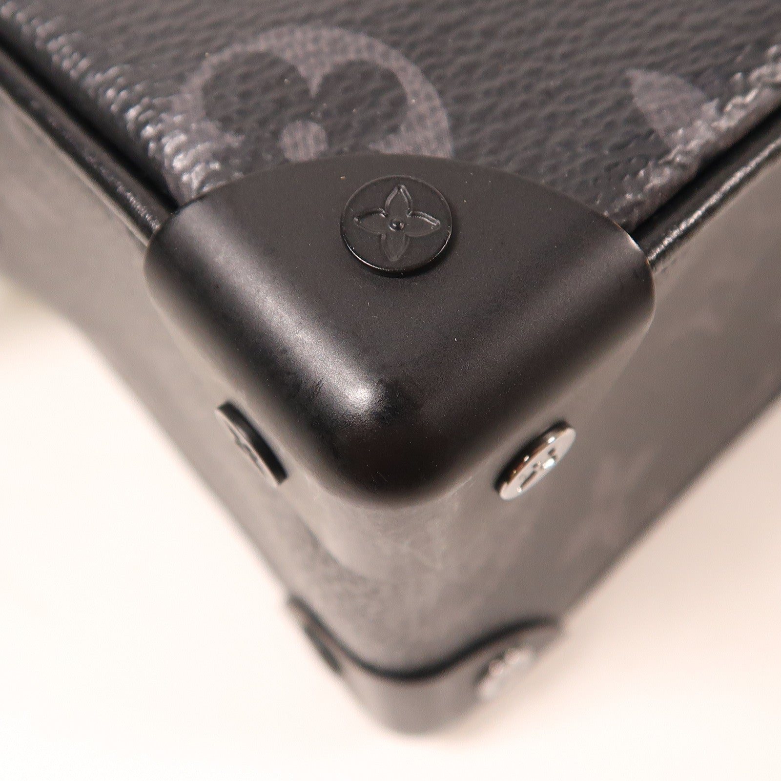 LOUIS VUITTON Monogram Eclipse Mini Soft Trunk肩背袋