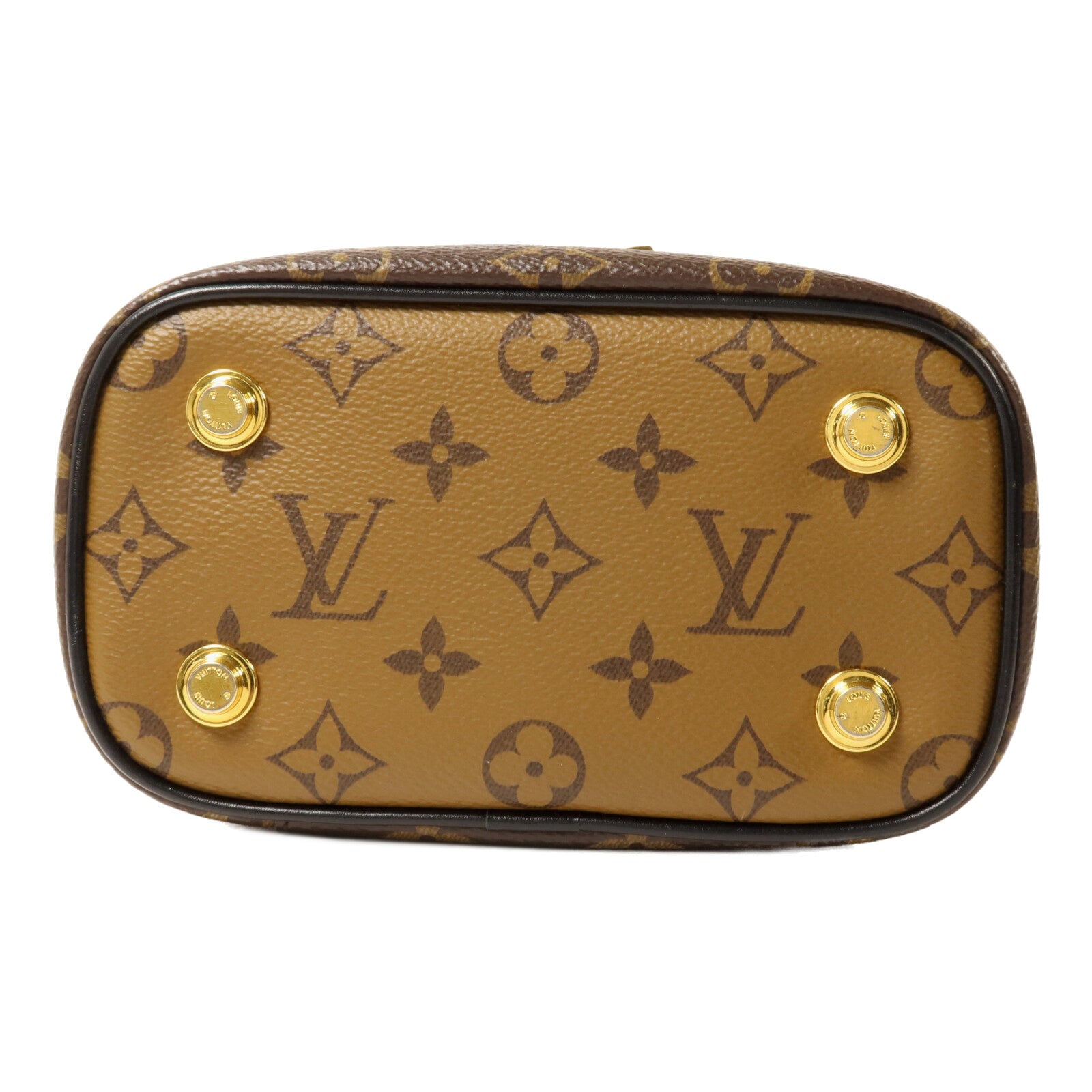 LOUIS VUITTON Monogram Reverse Vanity PM鏈帶手挽肩背兩用袋